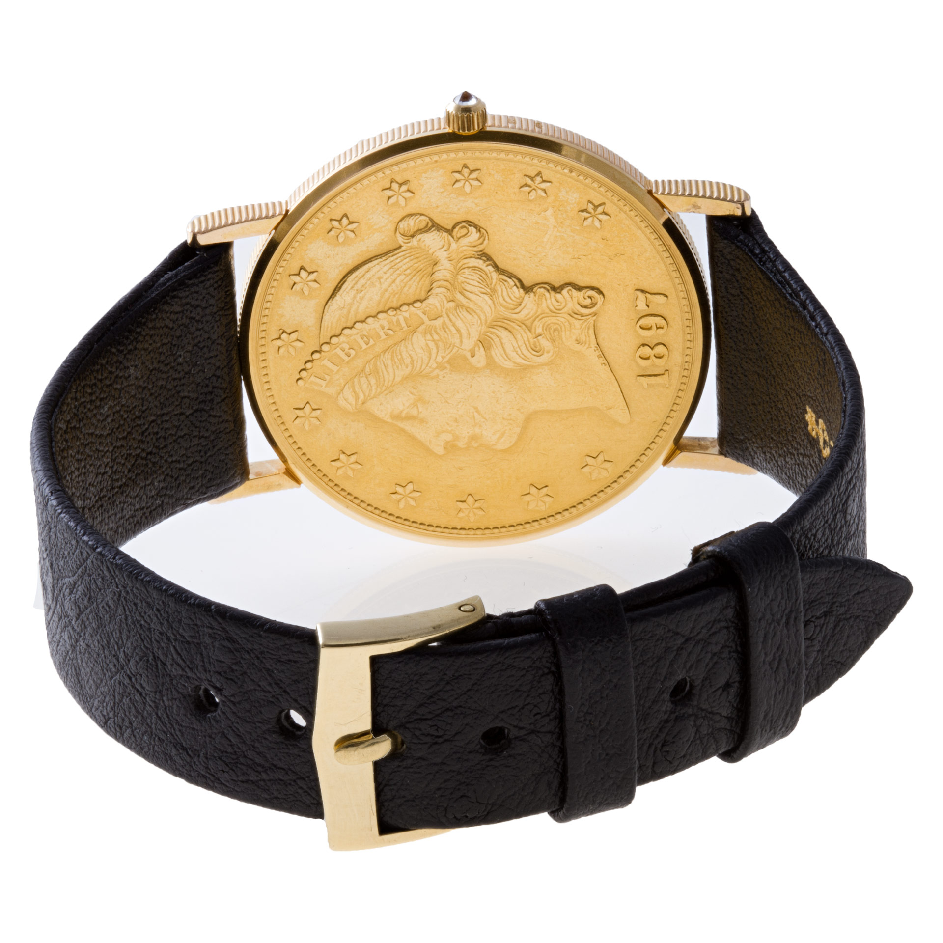 Corum CT32892 $20 Coin Quartz Male 18k Yellow Gold 5