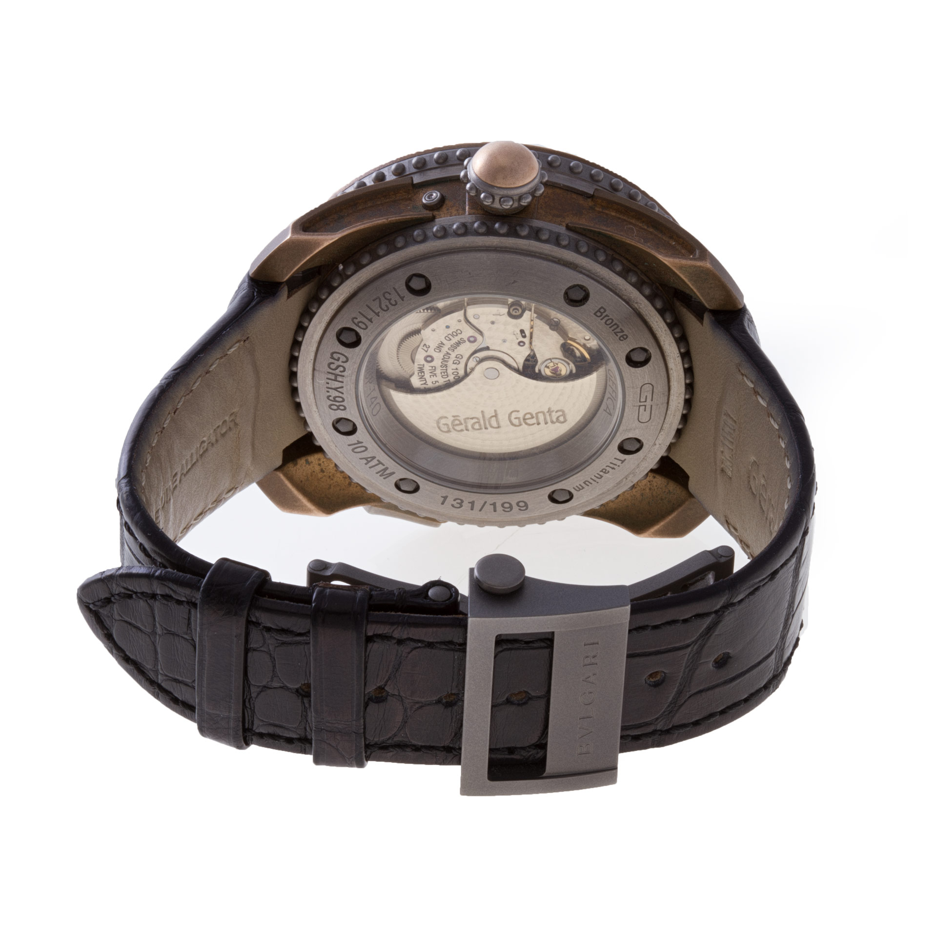 Bvlgari GSH.Y.98 MPGMT Gefica Automatic Male Bronze & Titanium 5