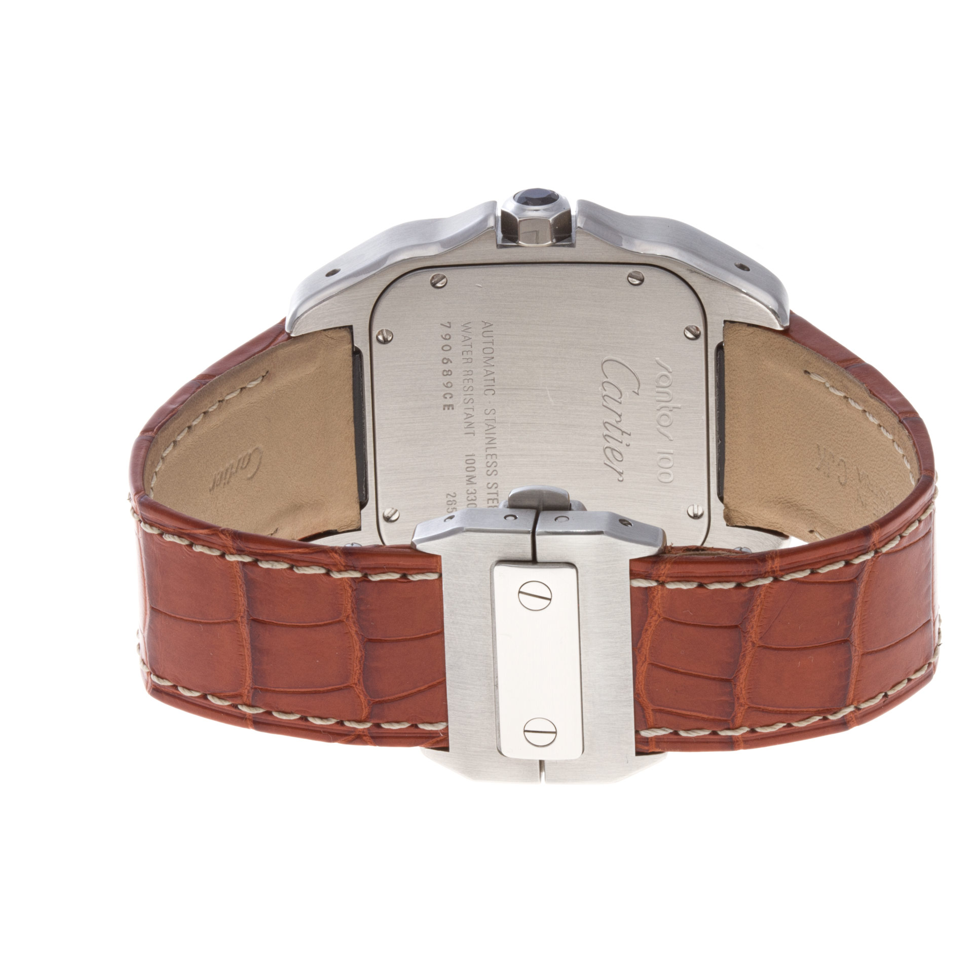 Cartier W20073X8 Santos 100 Automatic Male Stainless Steel 5