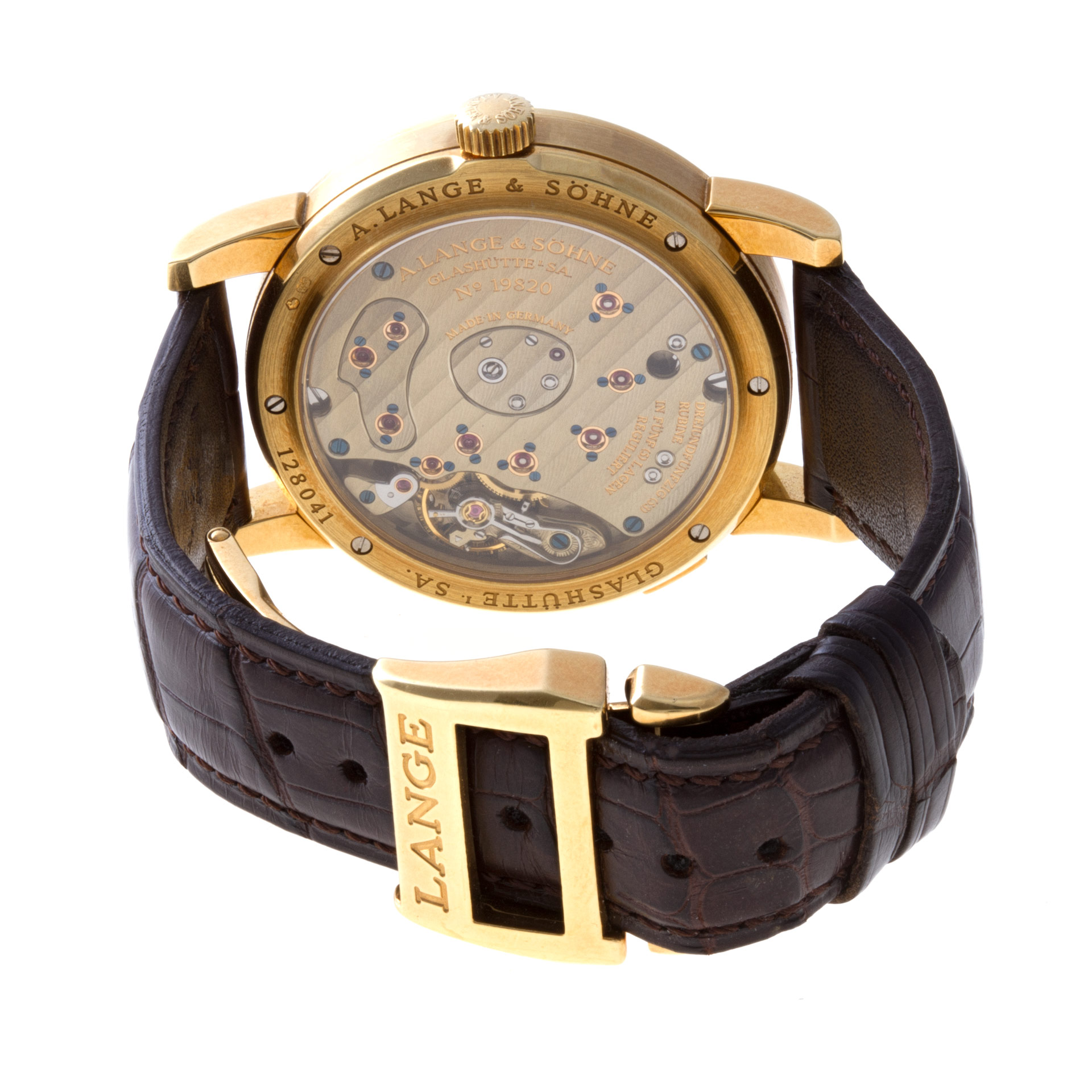A. Lange & Sohne 101.022 Lange 1 Manual Male 18k Yellow Gold 5