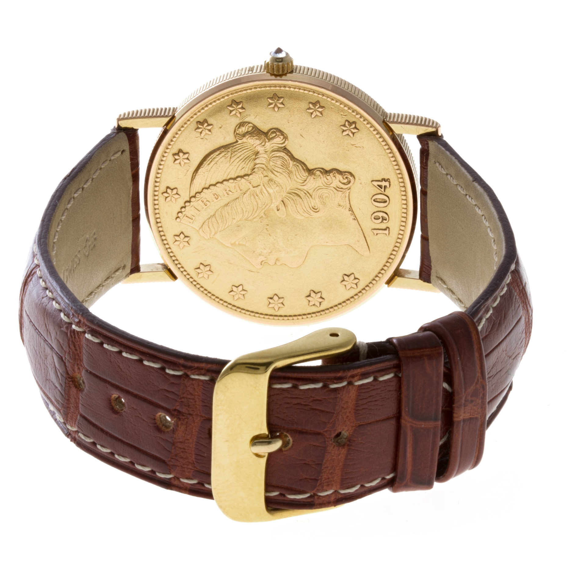 Corum CT32892 $20 Coin Quartz Male 18k yellow gold 5