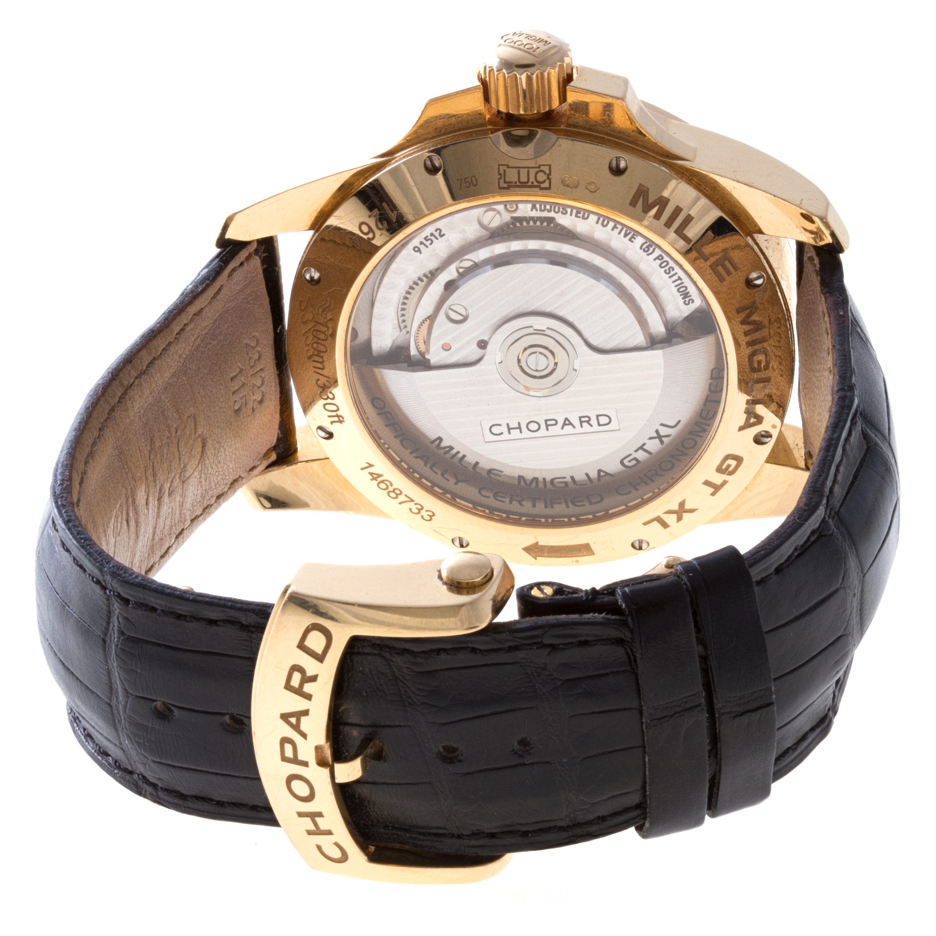 Chopard 1264 Mille Miglia Automatic Male 18k yellow gold 5