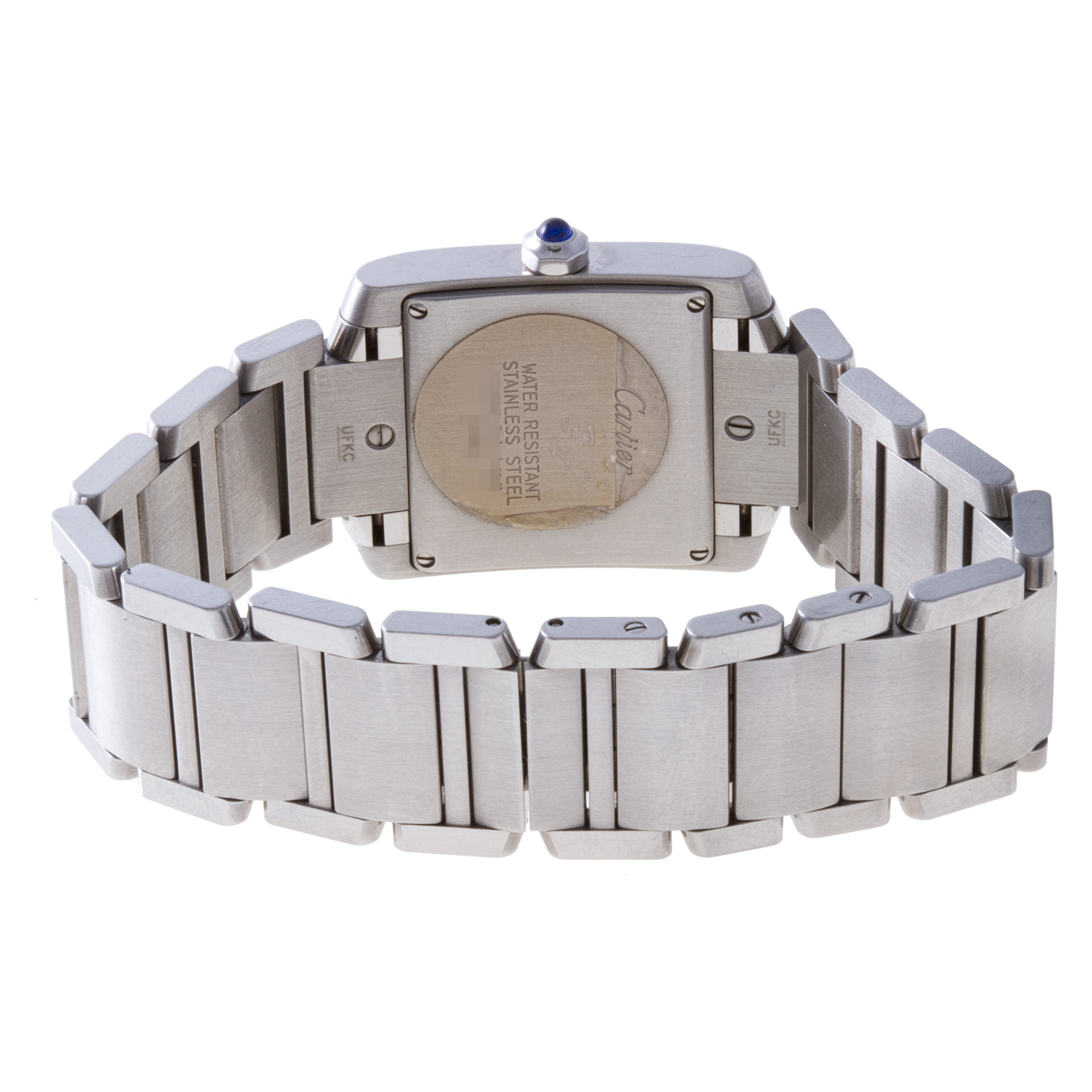 Cartier W51011Q3 Tank Francaise Quartz Unisex Stainless Steel 5