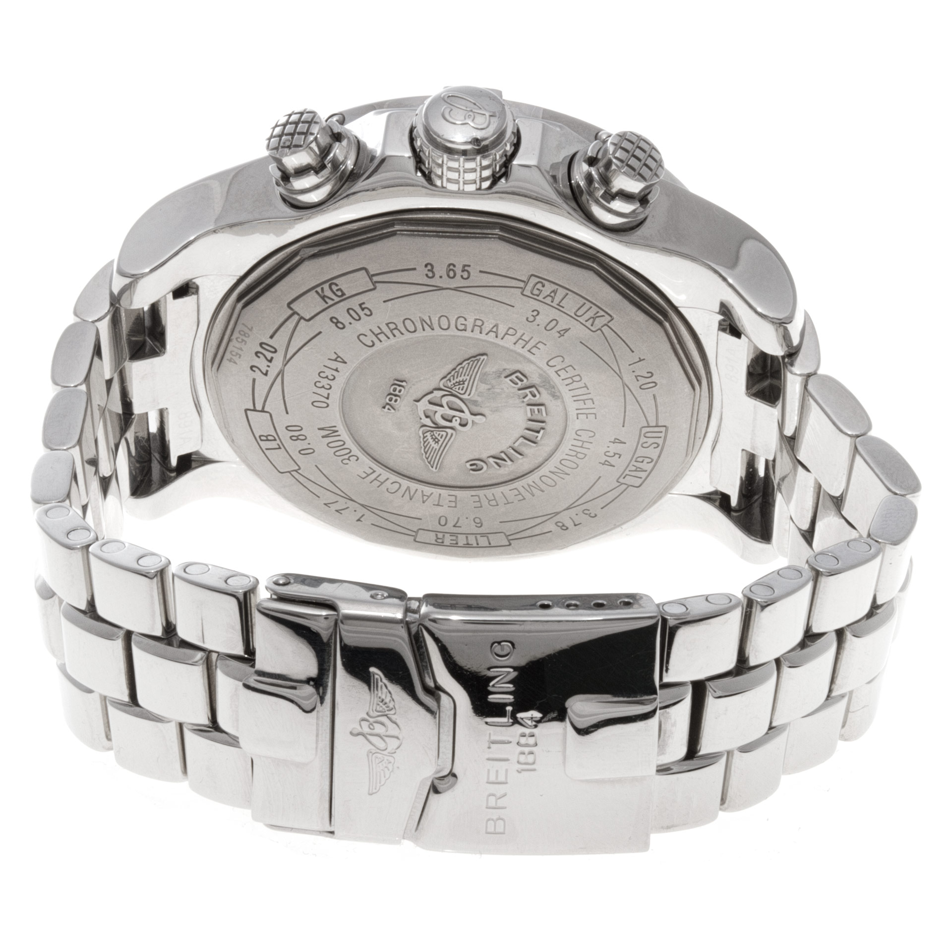 Breitling a13370 Super Avenger Automatic Male Stainless Steel 5
