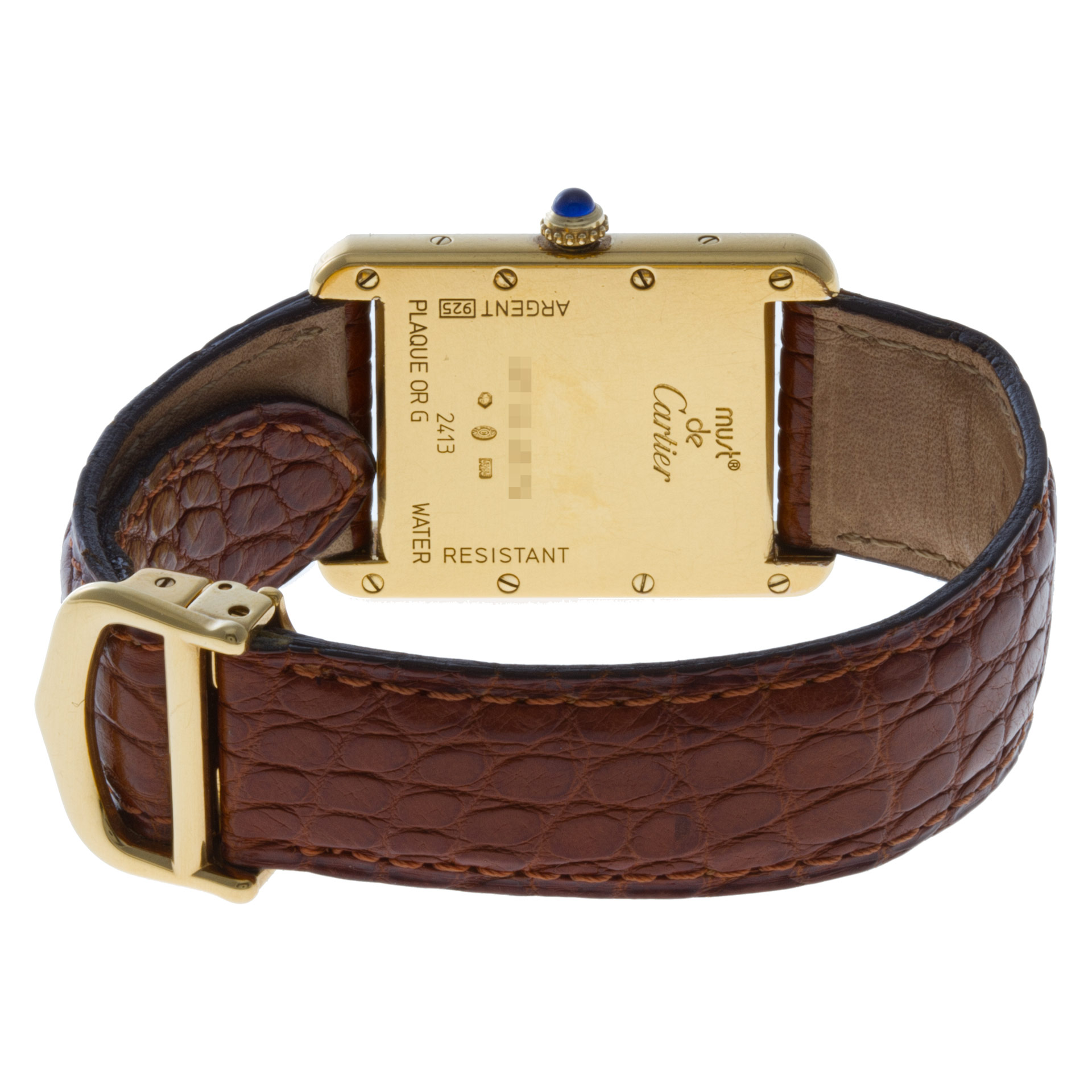 Cartier 2413 Tank Quartz Female plaque 5