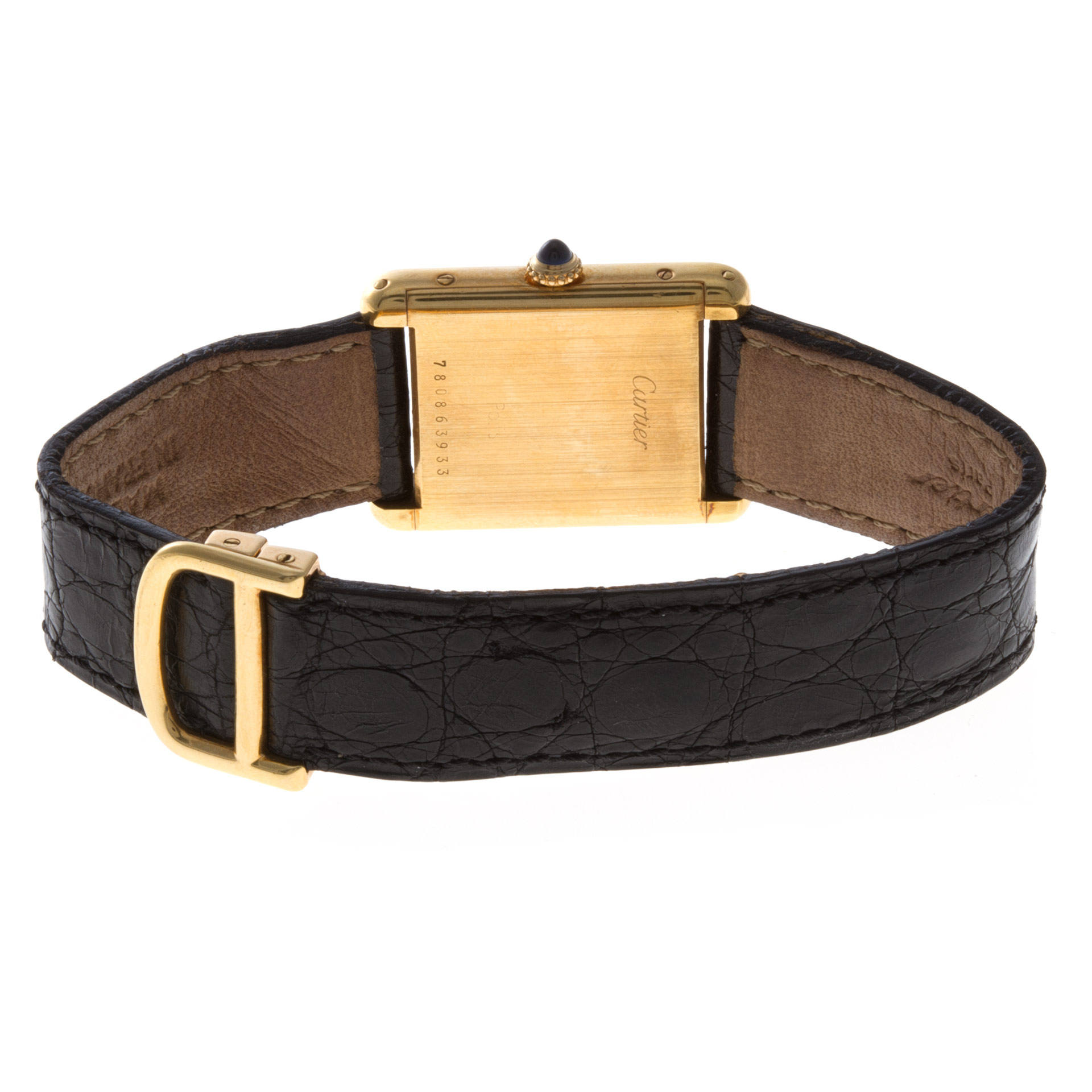 Cartier 1223 Tank Manual Female 18k yellow gold 5