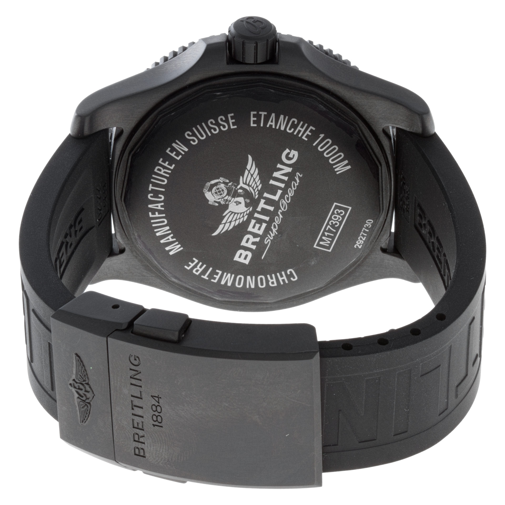 Breitling m1739313 Super Ocean Automatic Male Black Steel 5