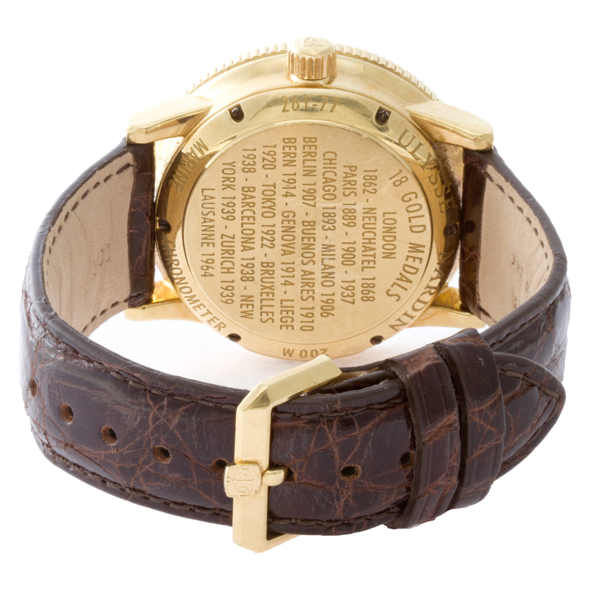 Ulysse Nardin 261-77 Marine Chronometer Automatic Male 18k yellow gold 5