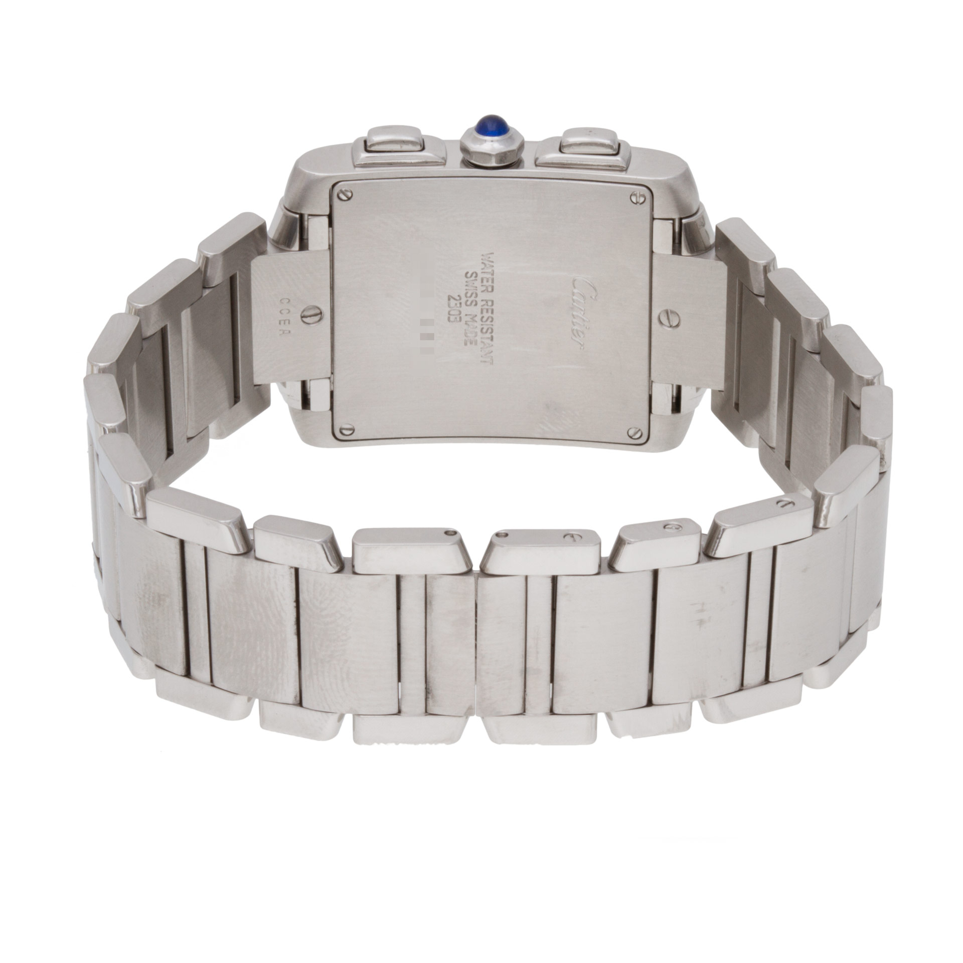 Cartier W51001Q3 Tank Francaise Quartz Male Stainless Steel 5