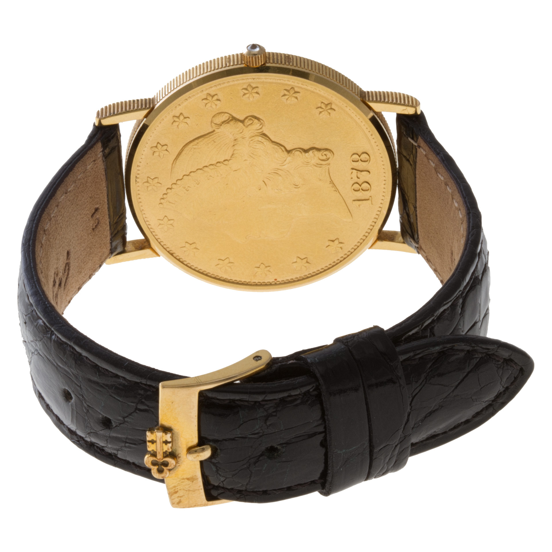 Corum 1876 $20 Coin Quartz Male 18k yellow gold 5