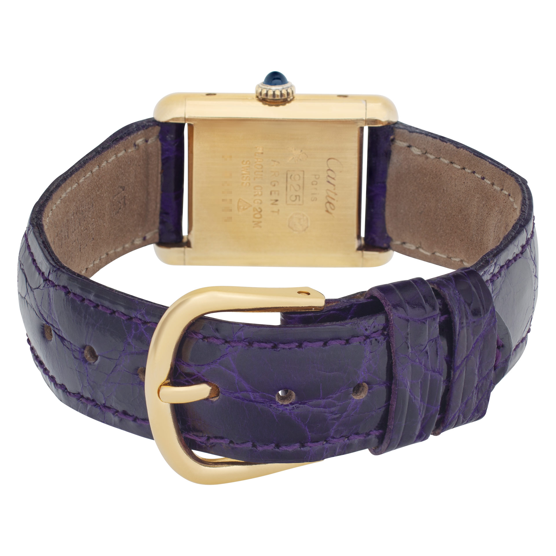 Cartier Cartier 1991 Tank Quartz Female Vermeil 5