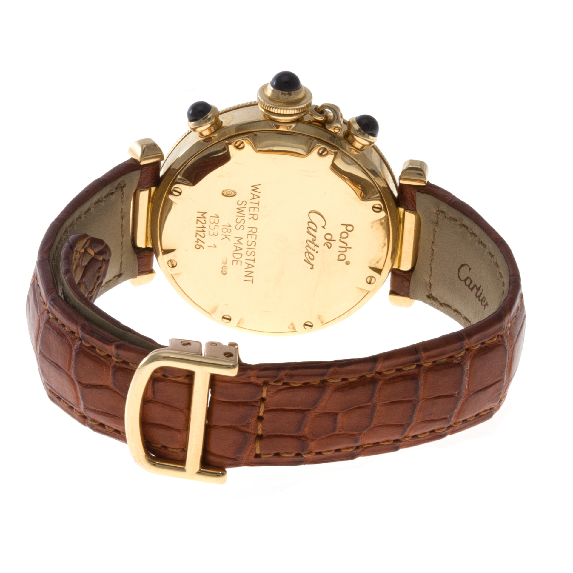 Cartier 1353 Pasha 35 Quartz Unisex 18k yellow gold 5