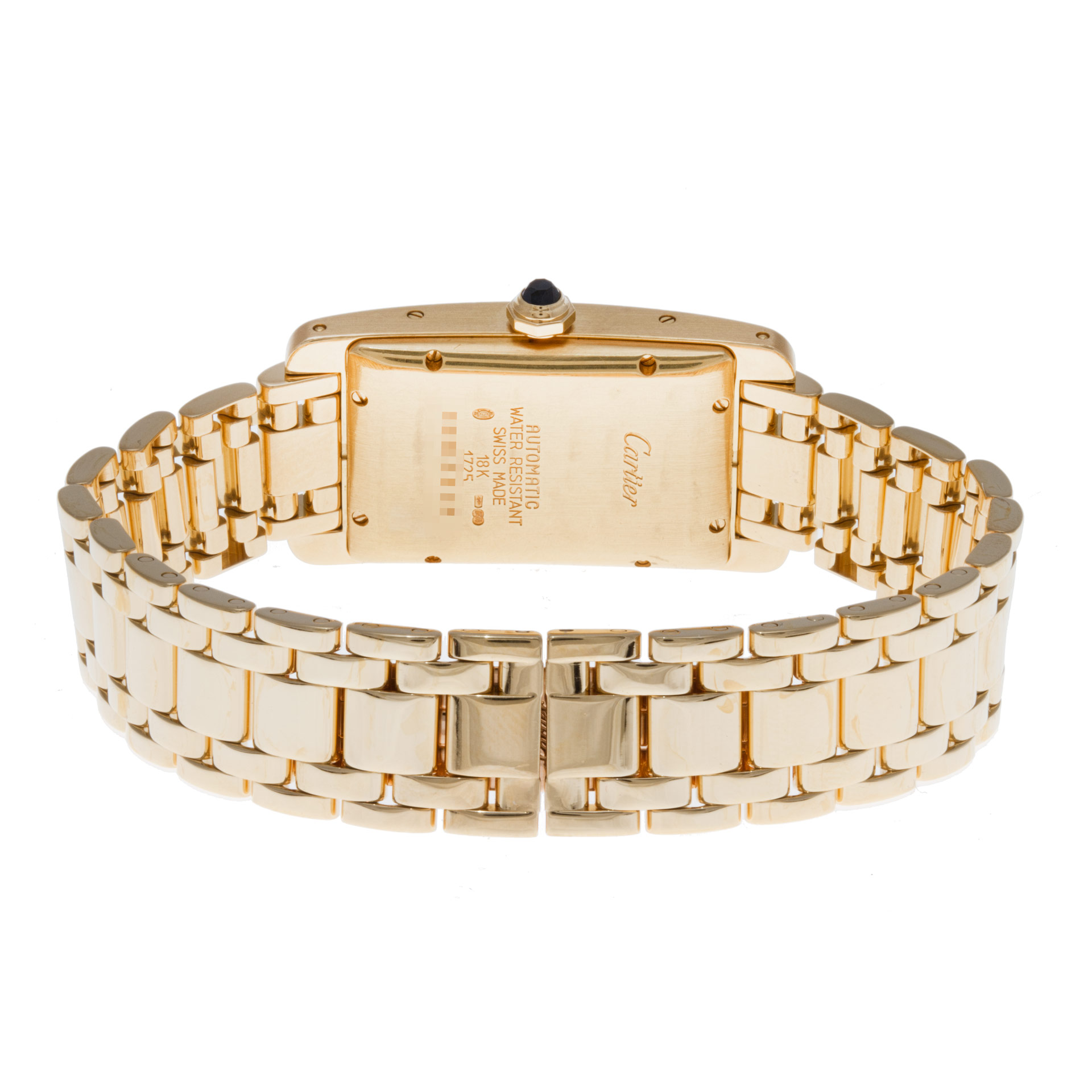 Cartier 1725 Tank American Automatic Unisex 18k yellow gold 5