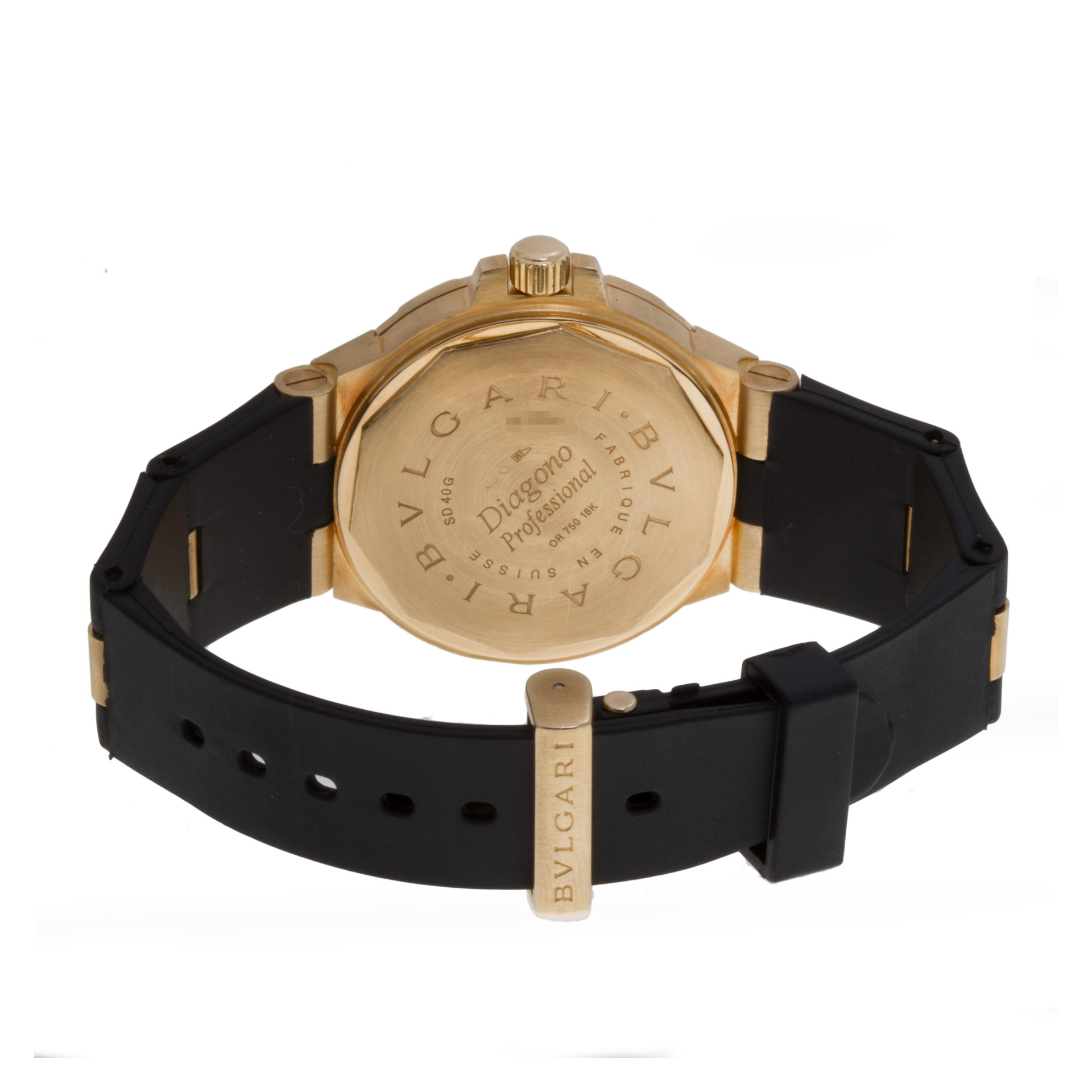 Bvlgari SD40G Scuba Automatic Male 18k Yellow Gold 5