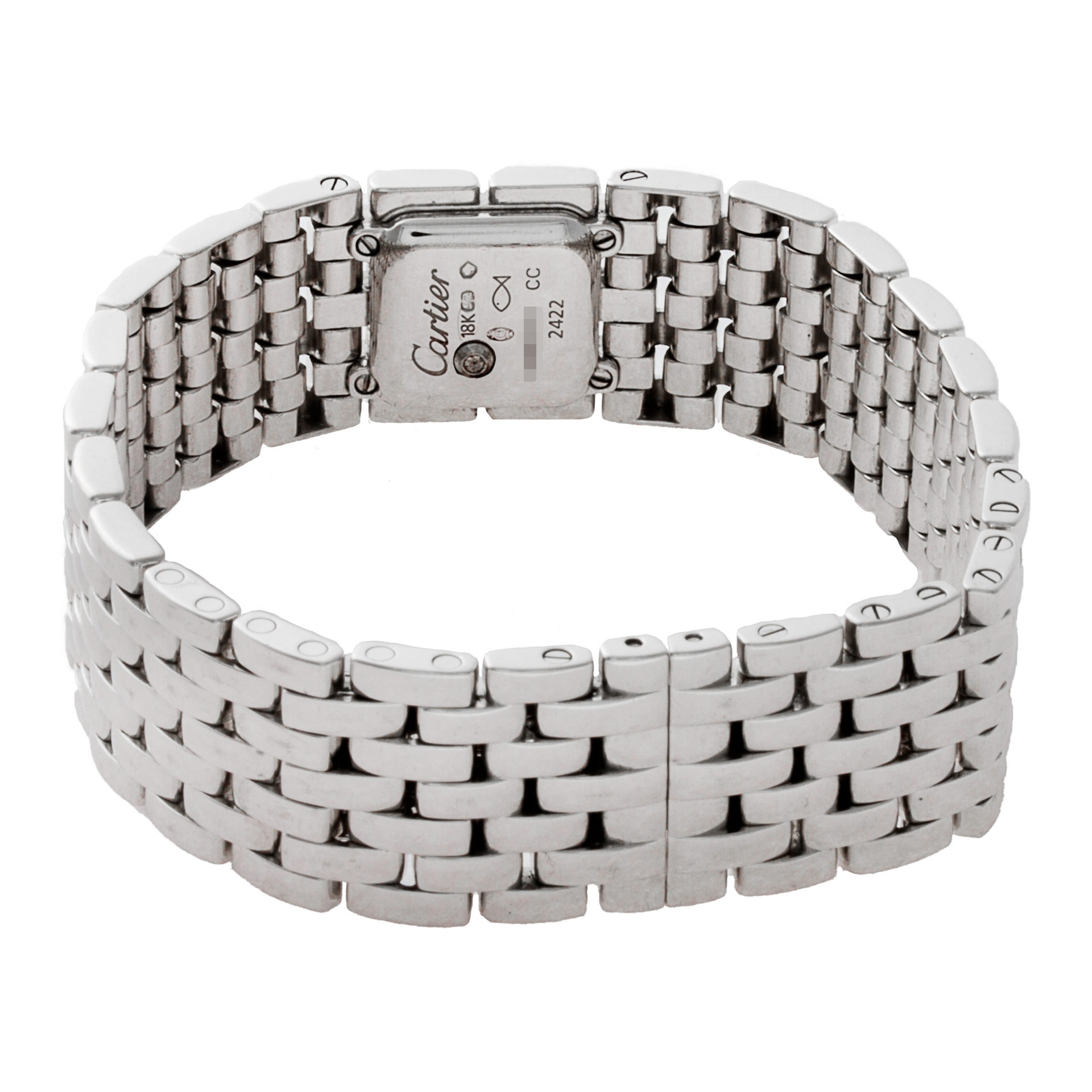 Cartier WG3002T8 Ruban Quartz Female 18k White Gold 5