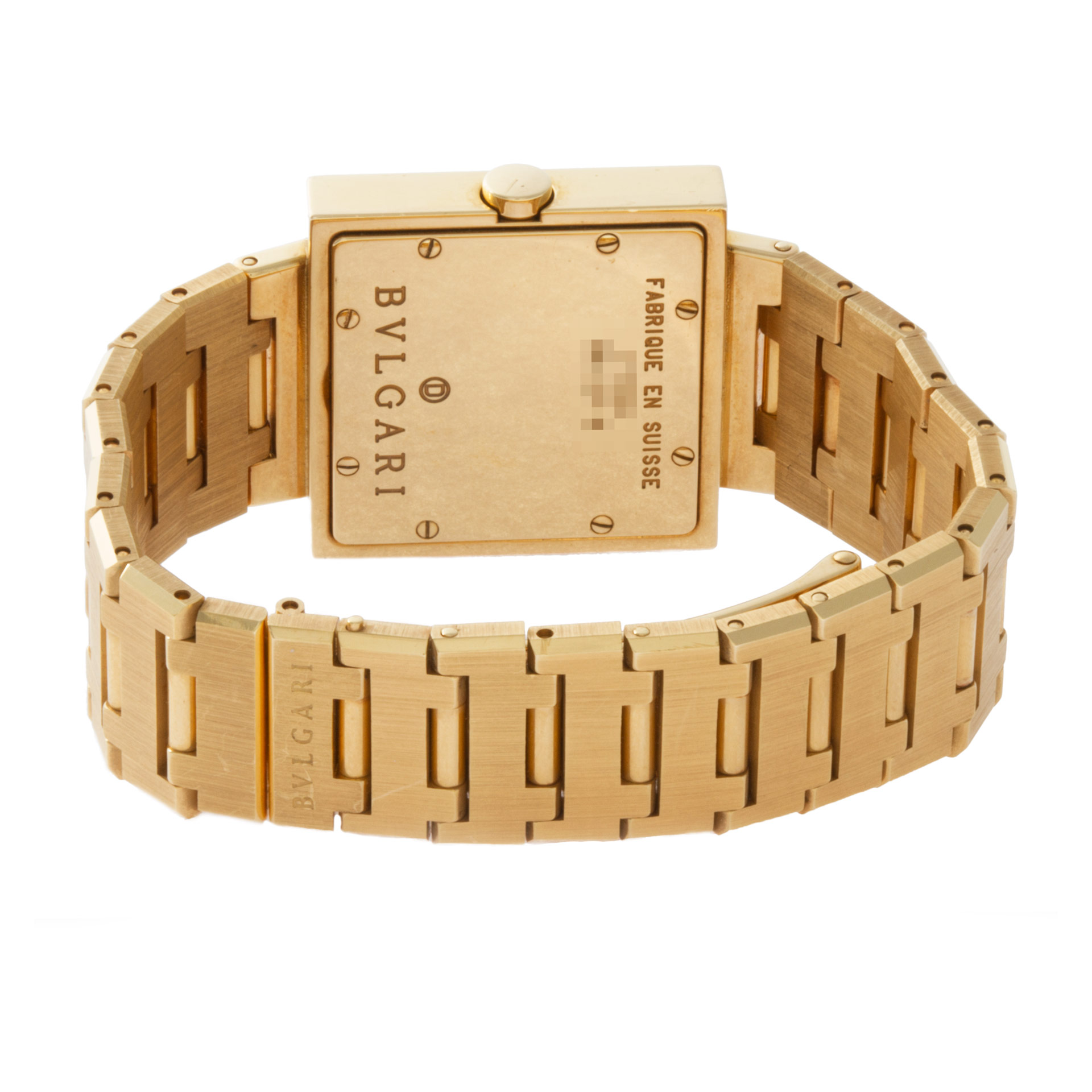 Bvlgari SQ27G Quadrato Quartz Female 18k yellow gold 5