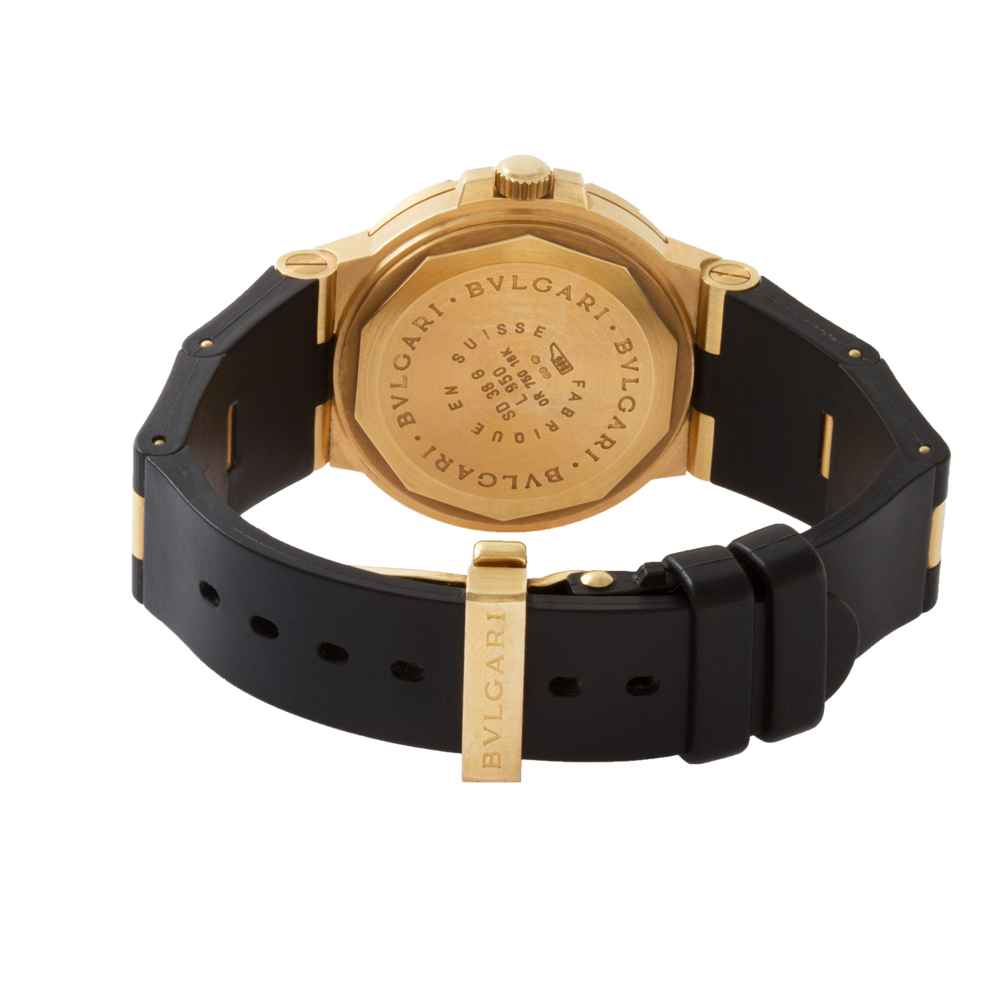 Bvlgari SD38G Scuba Automatic Male 18k yellow gold 5