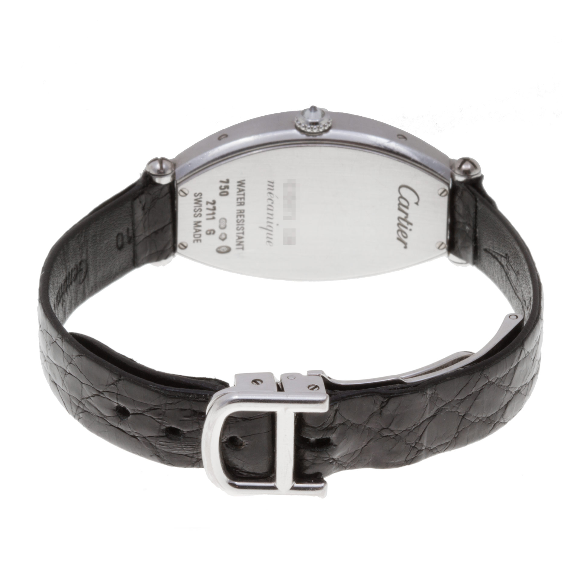 Cartier WE400131 2711 Tonneau Manual Female 18k White Gold 5