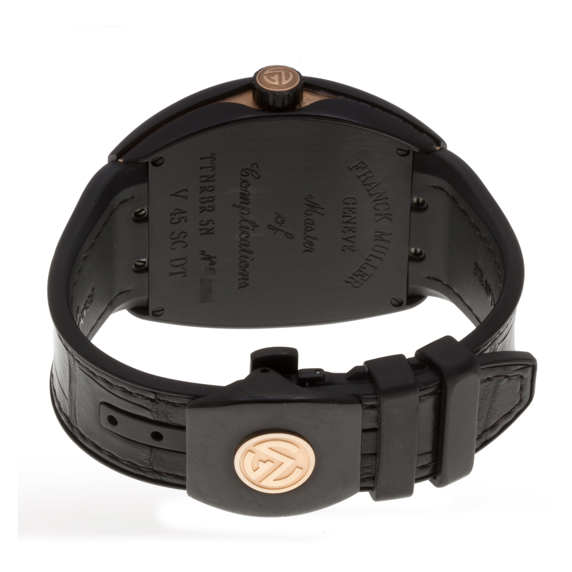 Franck Muller V 45 SC DT NR BR Vanguard Automatic Male Black Titanium 5