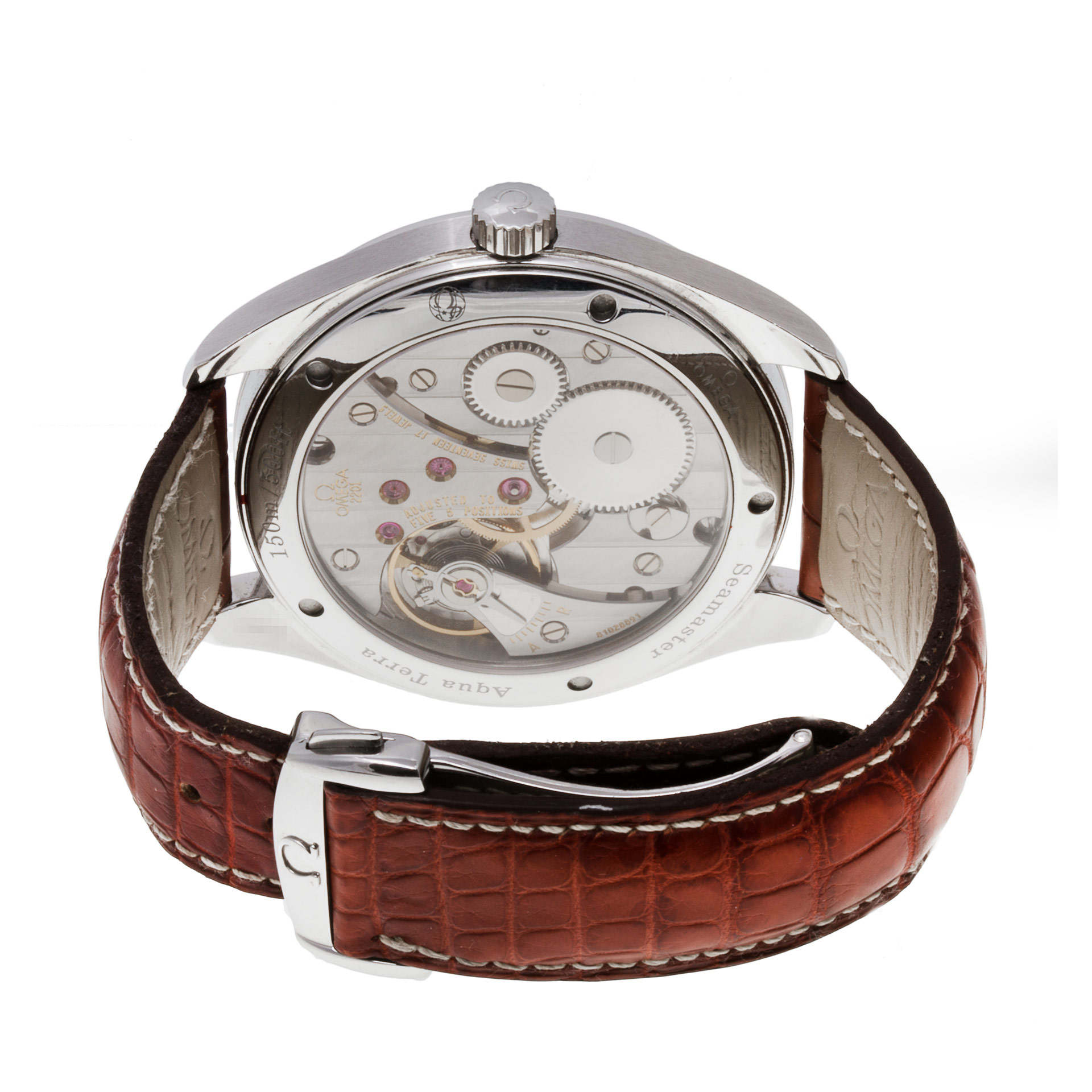 Omega 2806.52.37 Railmaster Manual Male Stainless Steel 5