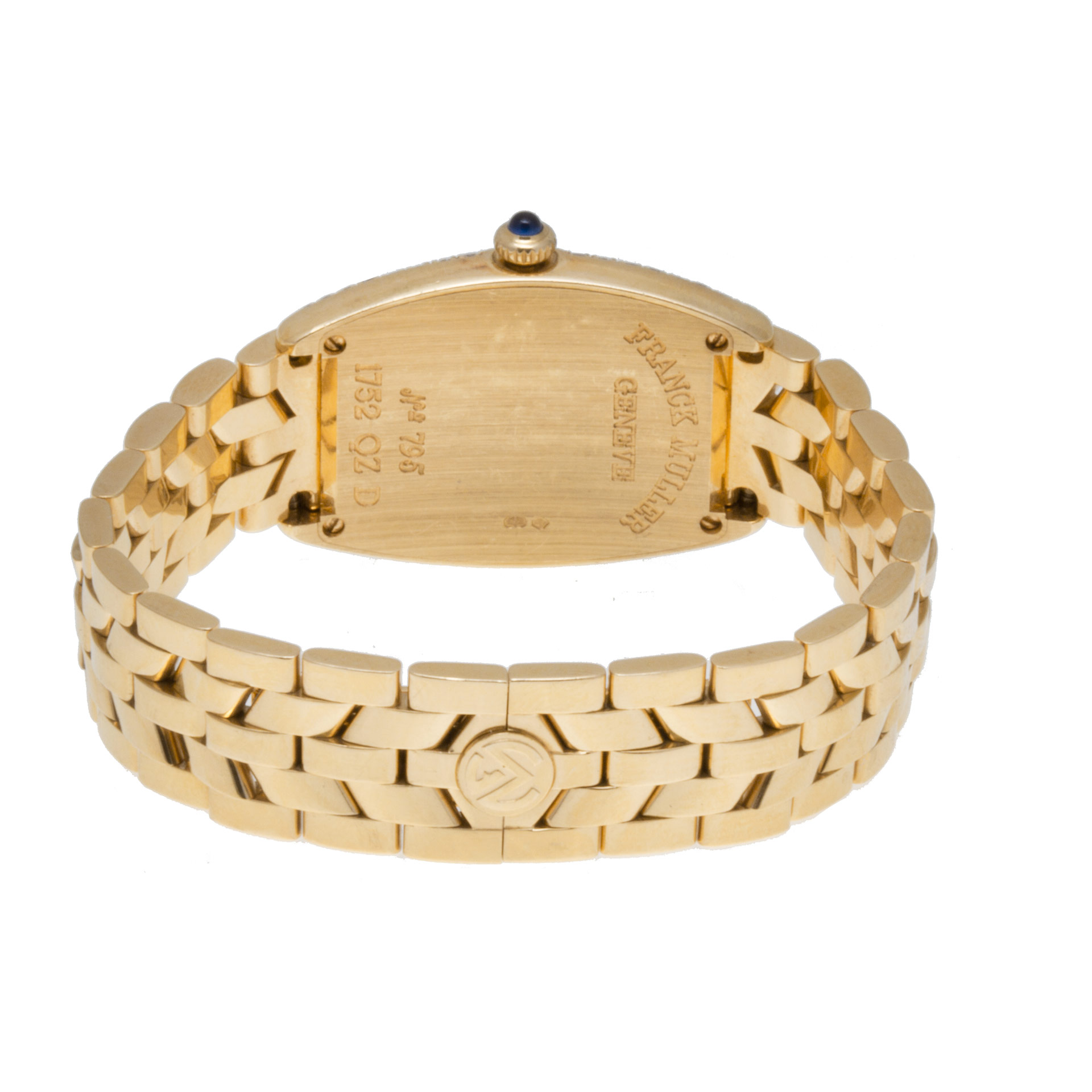 Franck Muller 1752QZD Curvex Quartz Female 18k yellow gold 5