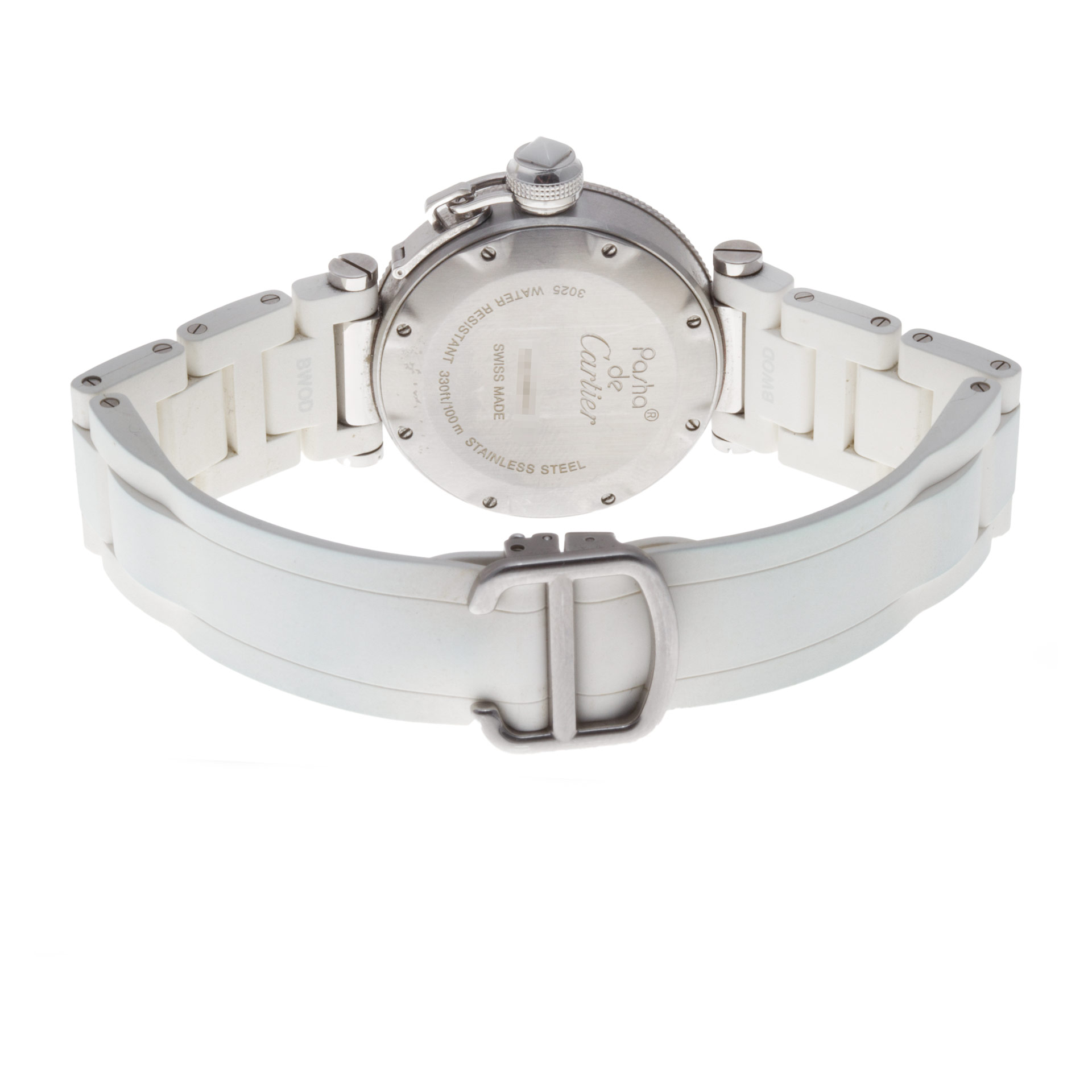 Cartier 3025 Pasha Seatimer Quartz Female Stainless Steel 5