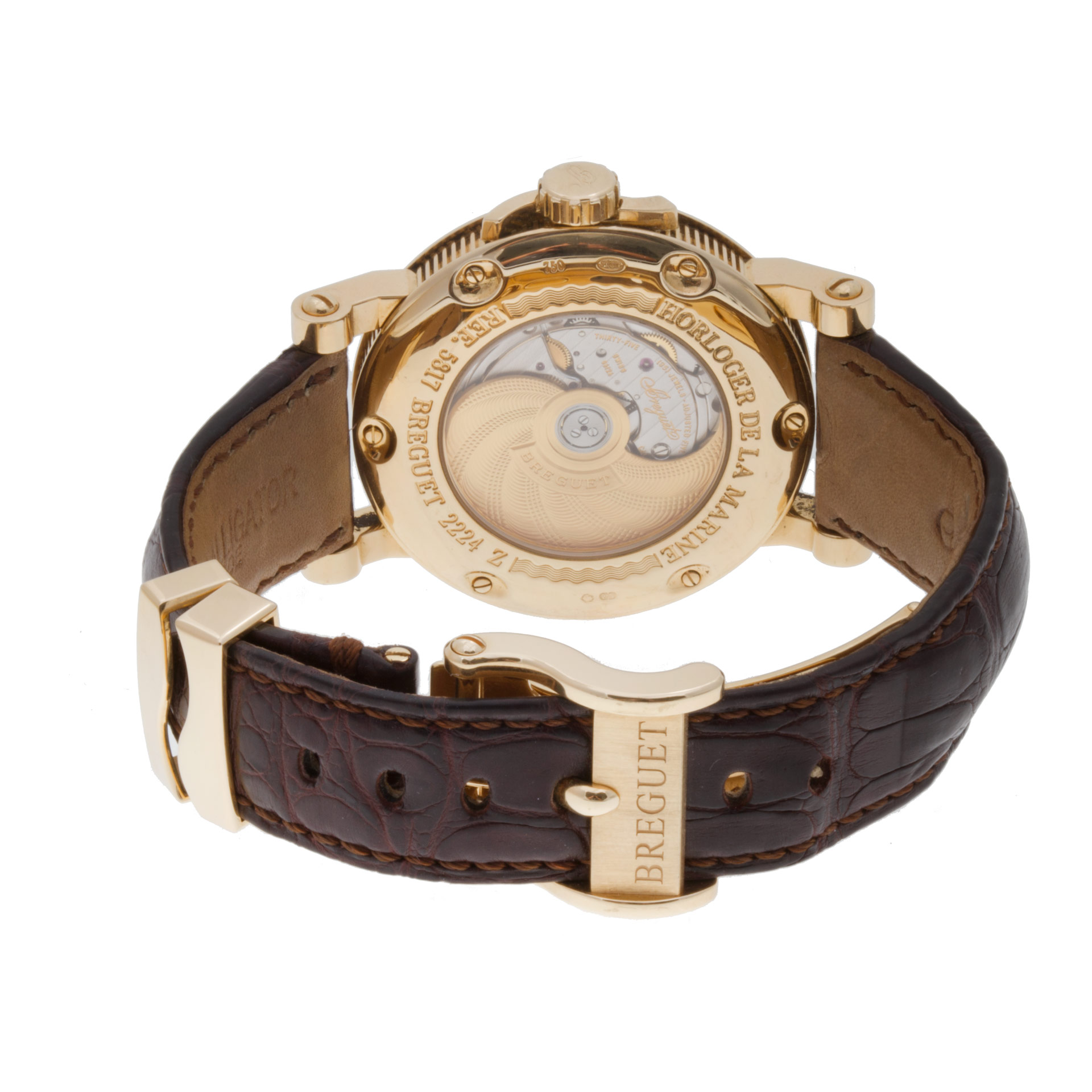 Breguet 5817BA/12/9V8 Marine Automatic Male 18k yellow gold 5