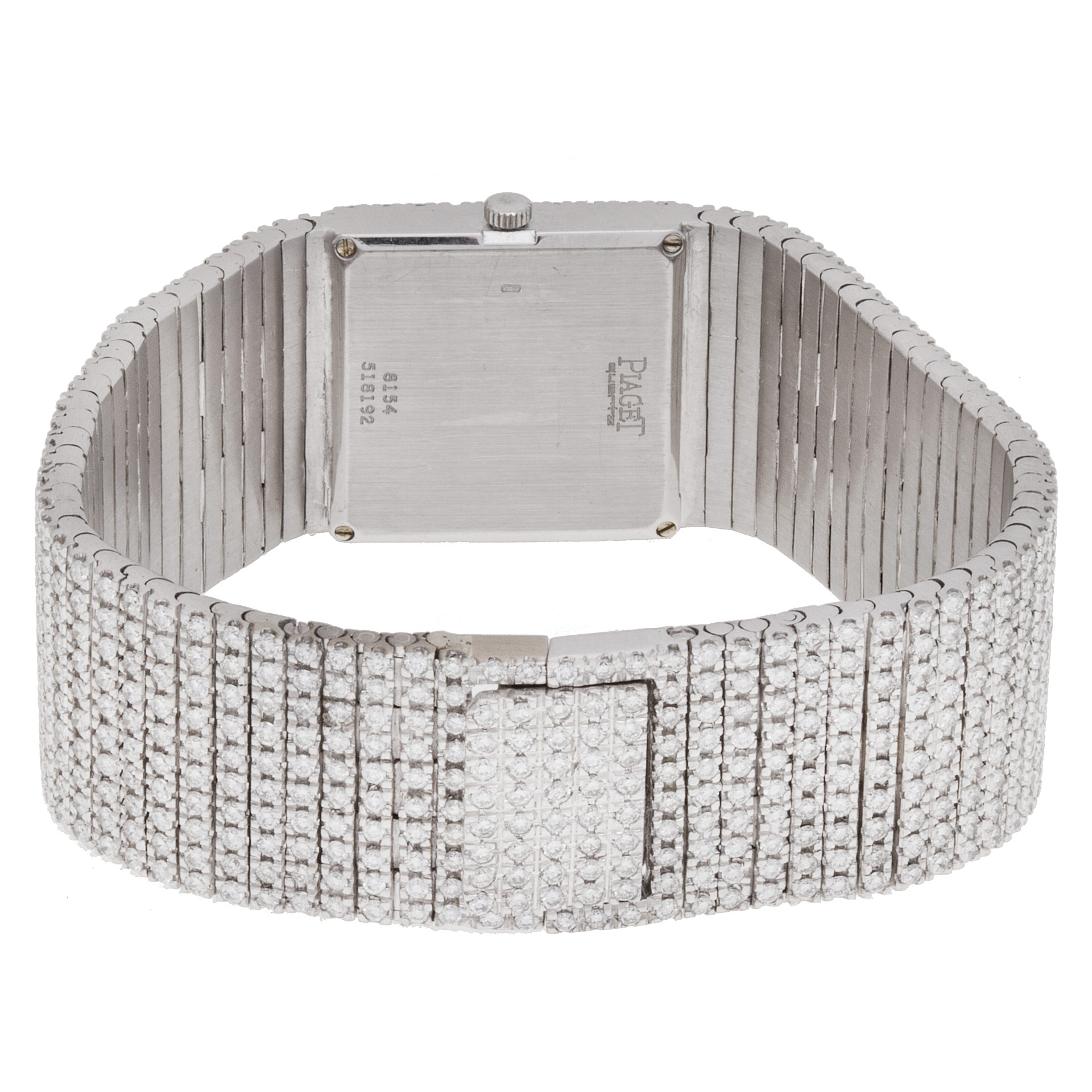 Piaget 8154 Protocol Quartz Male 18k White Gold 5