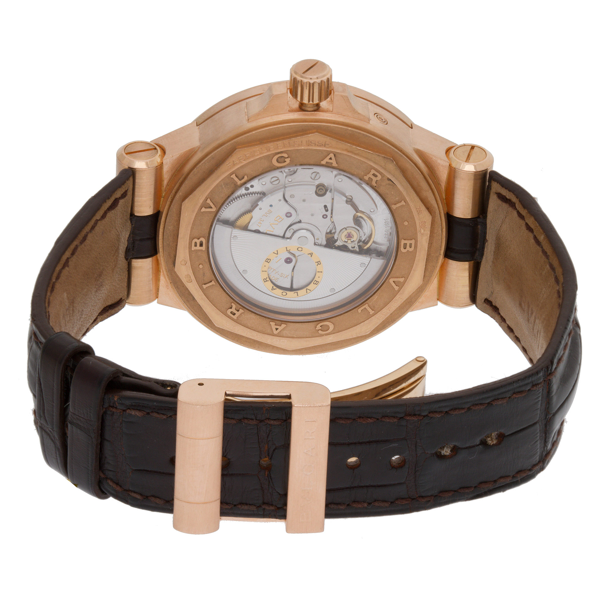 Bvlgari DGP42GMP Diagono Automatic Male 18k Pink Gold 5