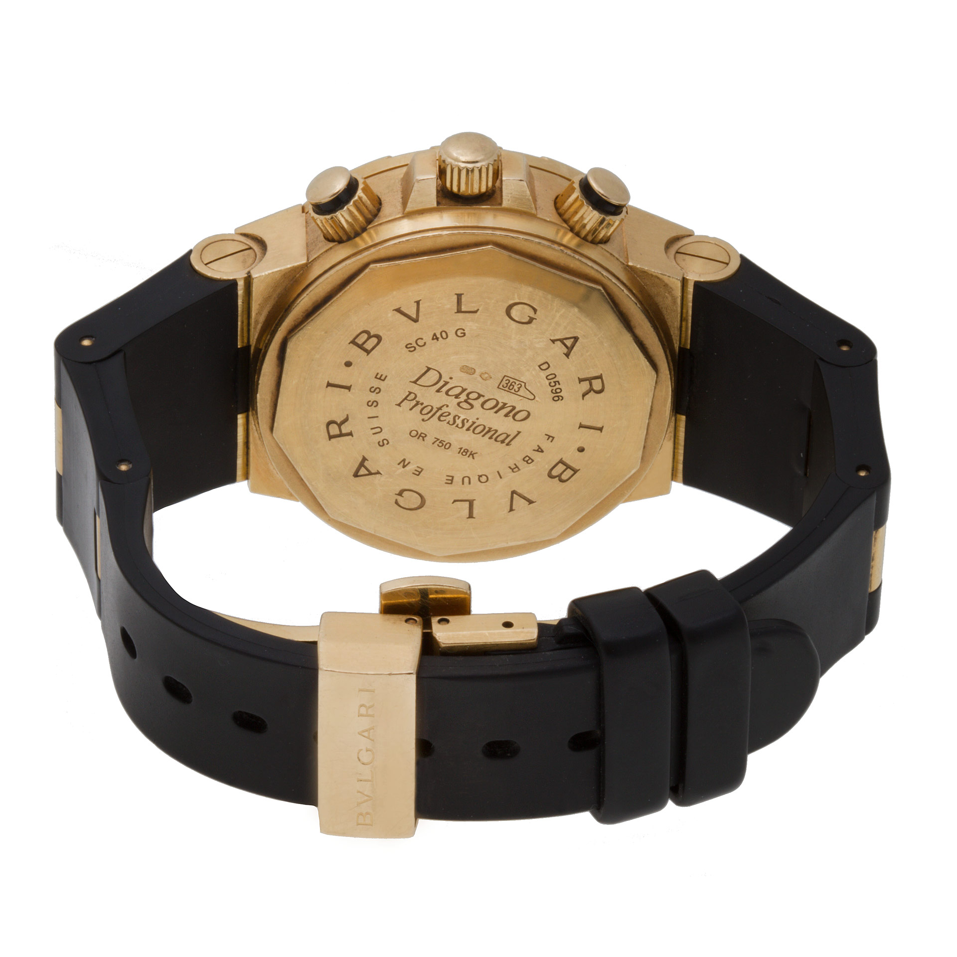Bvlgari SC40GVD Diagono Automatic Male 18k yellow gold 5