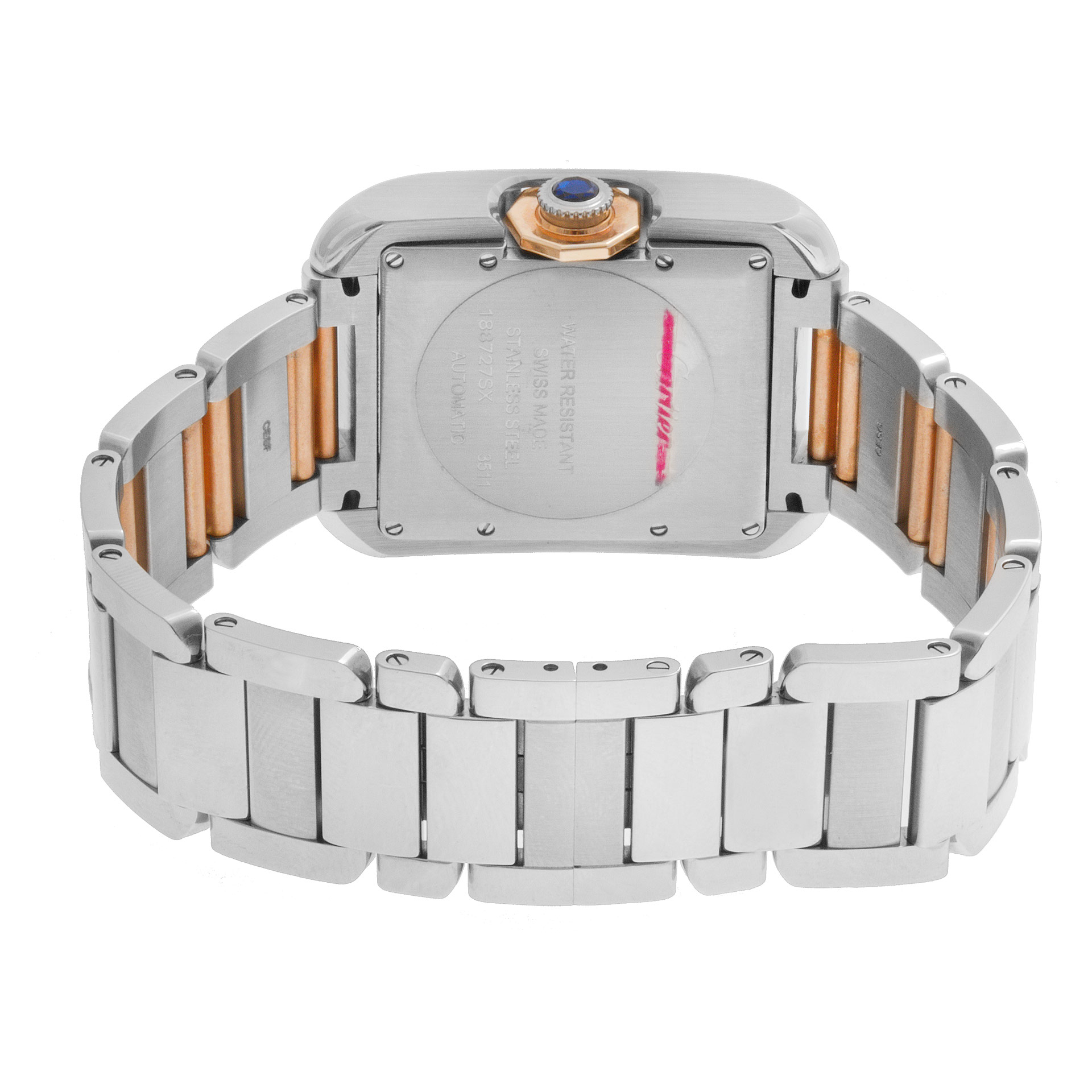 Cartier W5310047 Tank Anglaise XL Automatic Unisex 18k gold & Stainless Steel 5
