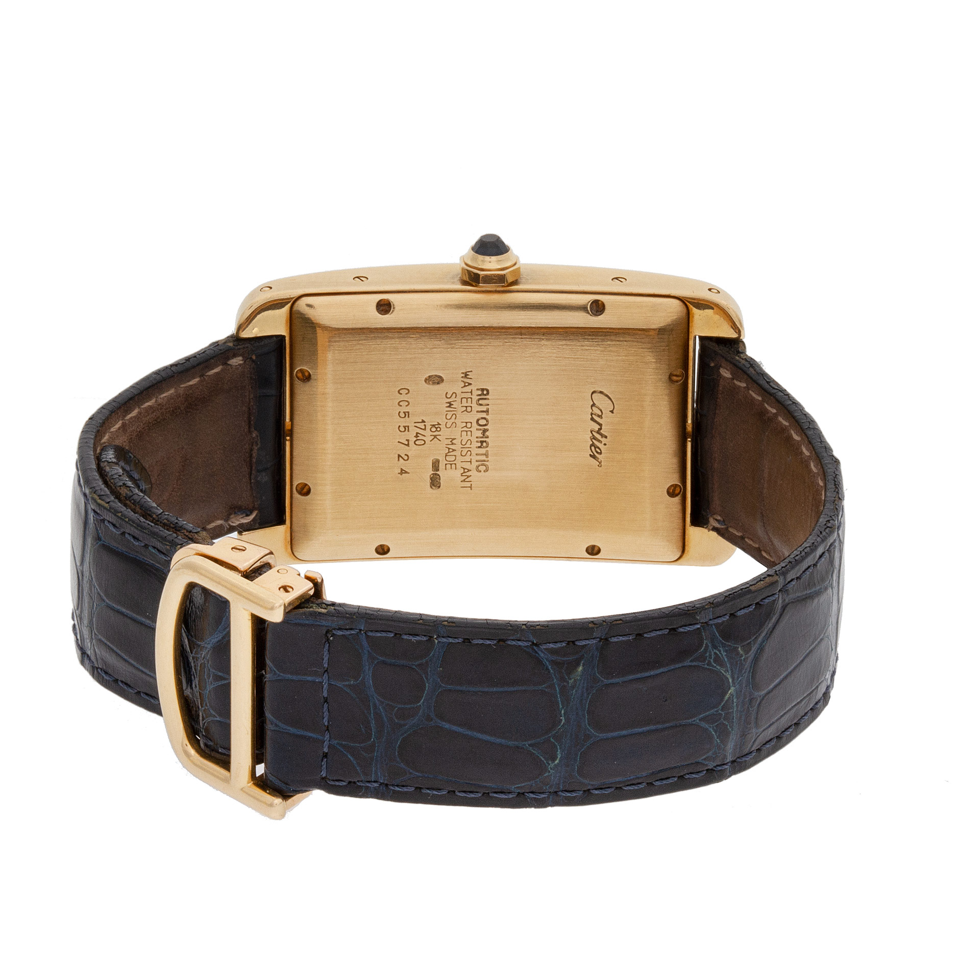 Cartier W5603156 Tank Americaine Automatic Male 18k yellow gold 5