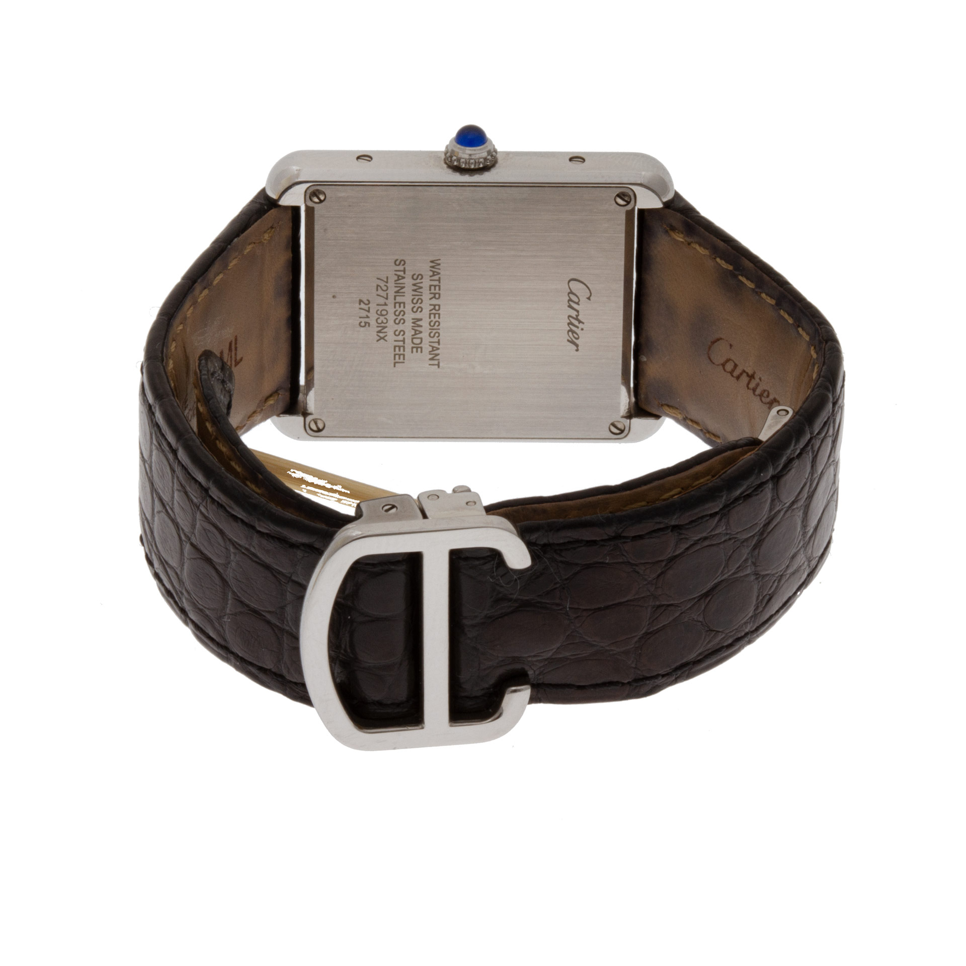 Cartier WSTA0028 Tank Solo Quartz Unisex Stainless Steel 5