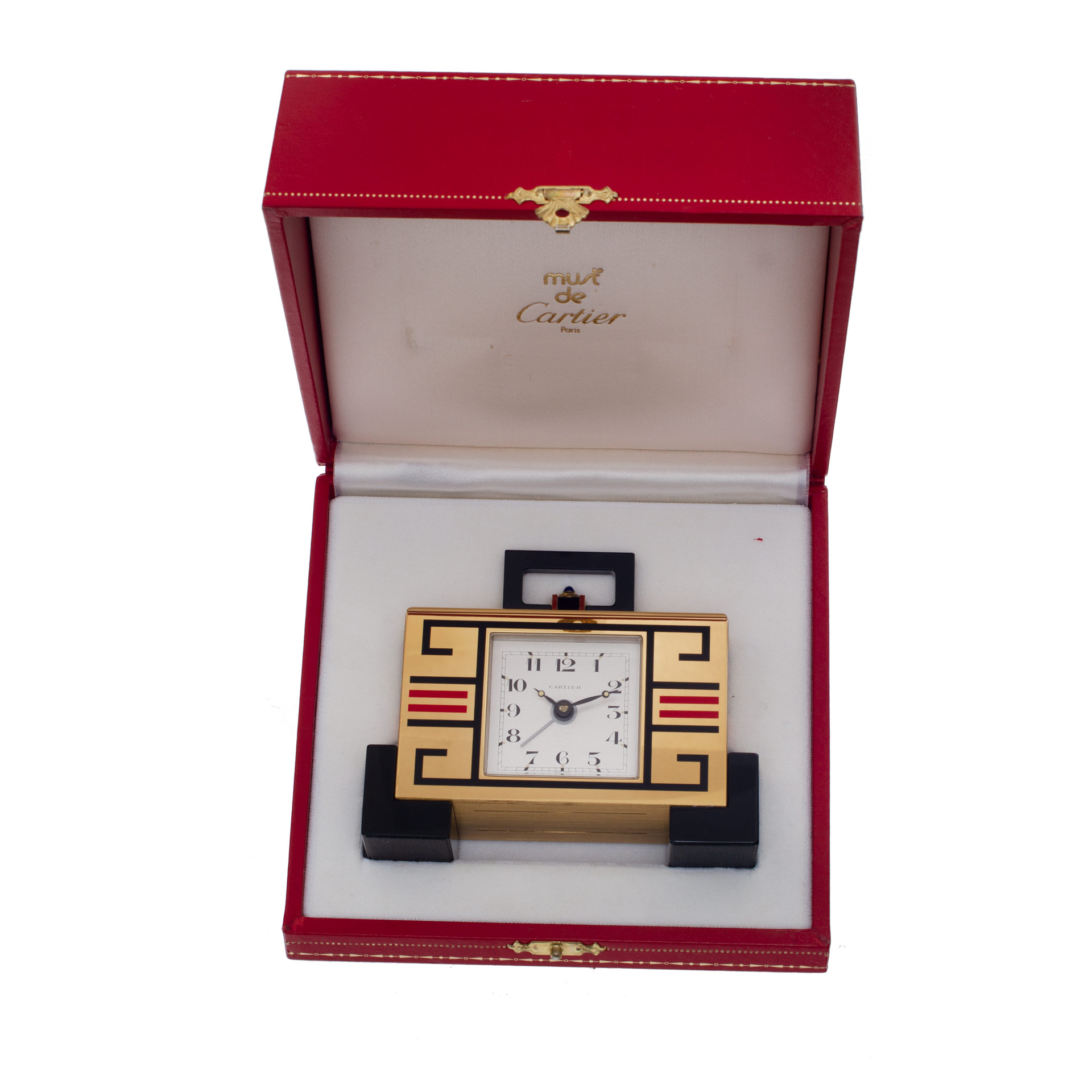 Cartier 123 Clock Quartz Unisex Brass 5
