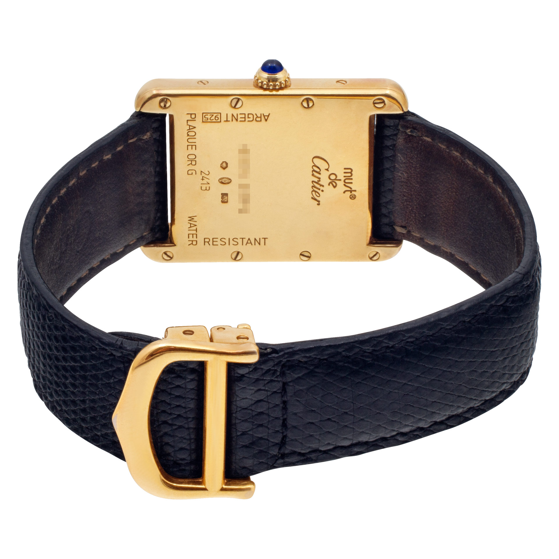 Cartier 2413 Tank Vermeil Quartz Unisex Vermeil 5