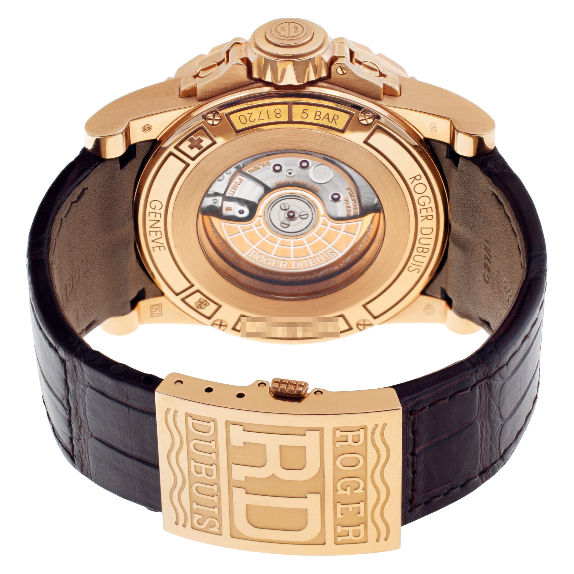 Roger Dubuis EX45 1448 50 00/03R14/B Excalibur Automatic Male 18k rose gold 5