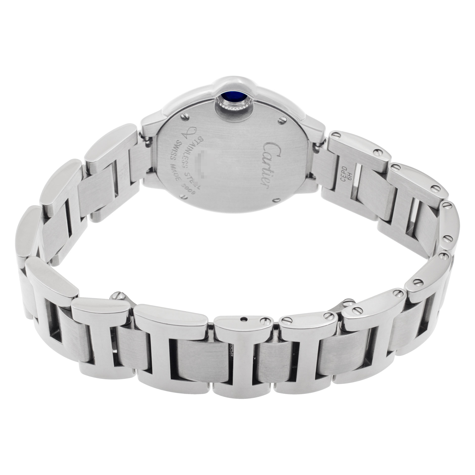 Cartier W69010Z4 Ballon Bleu Quartz Female Stainless Steel 5