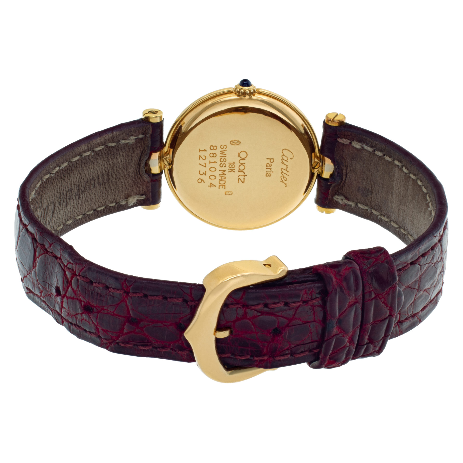 Cartier 881004 Les Must Quartz Female 18k yellow gold 5