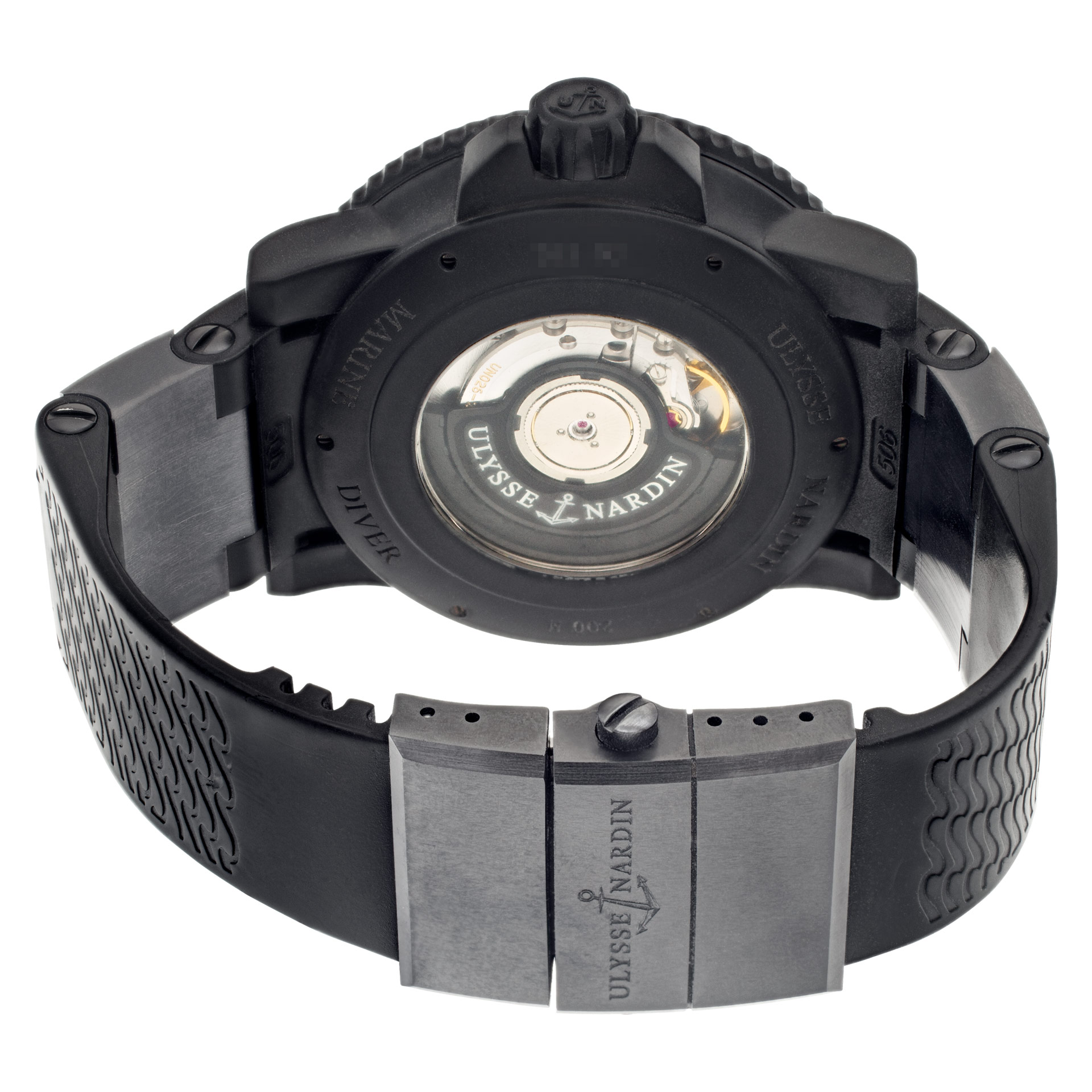 Ulysse Nardin 263-92-3C/923 Maxi Marine Automatic Male Stainless Steel & Rubber 5