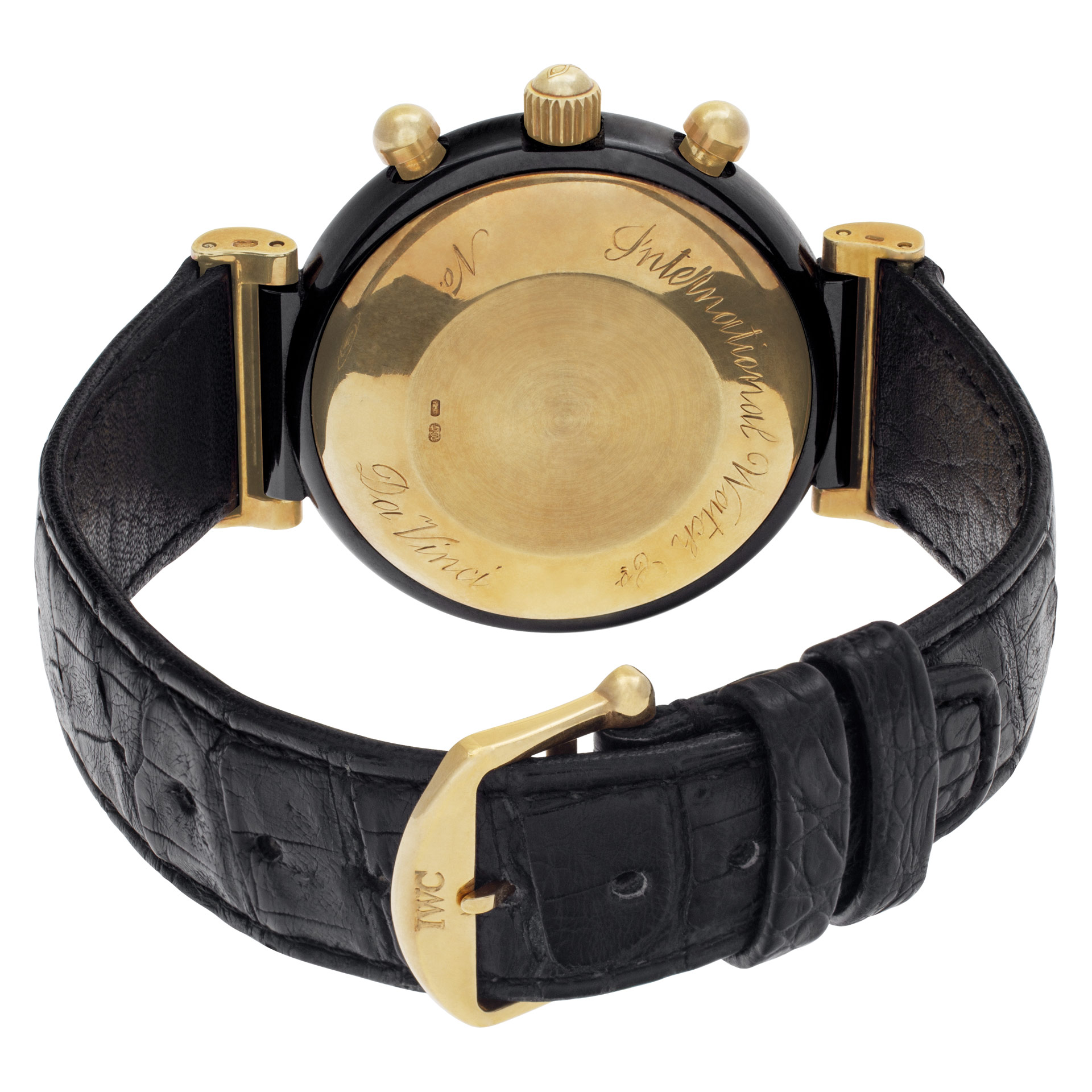 IWC IW3755-02 Da Vinci Manual Unisex 18k gold & ceramic 5