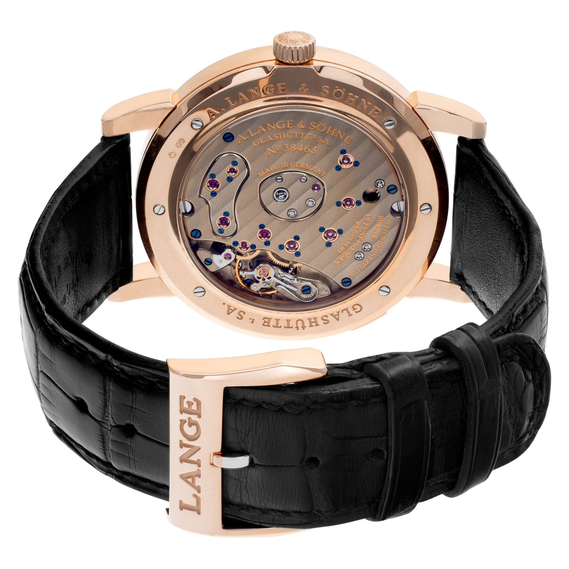 A. Lange & Sohne 115.031 Lange 1 Manual Male 18k rose gold 5