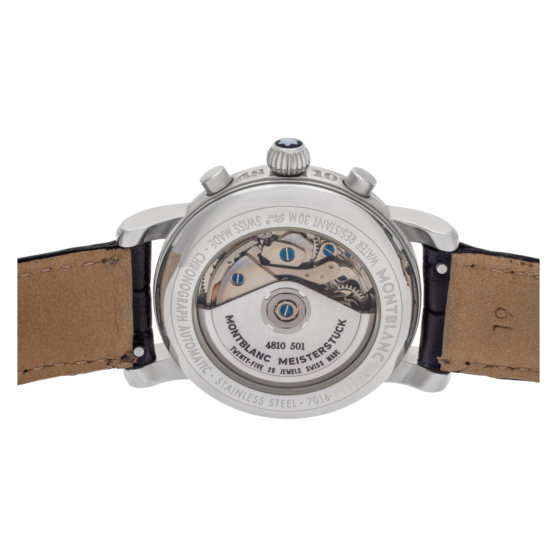 MontBlanc 7016 Chronograph Automatic Male Stainless Steel 5