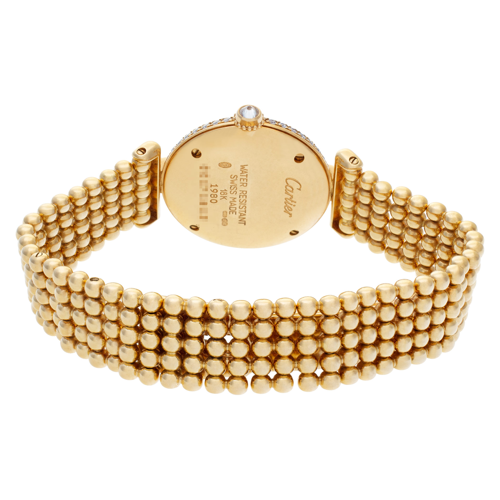 Cartier 1980 Colisee Quartz Female 18k yellow gold 5
