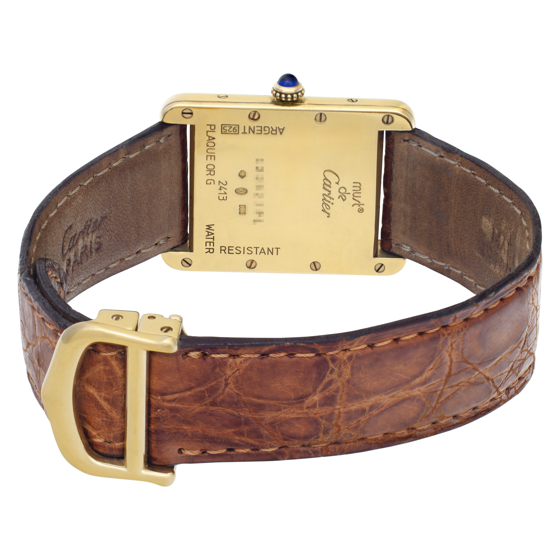 Cartier Cartier 1619 Tank Vermeil Quartz Unisex Vermeil 5