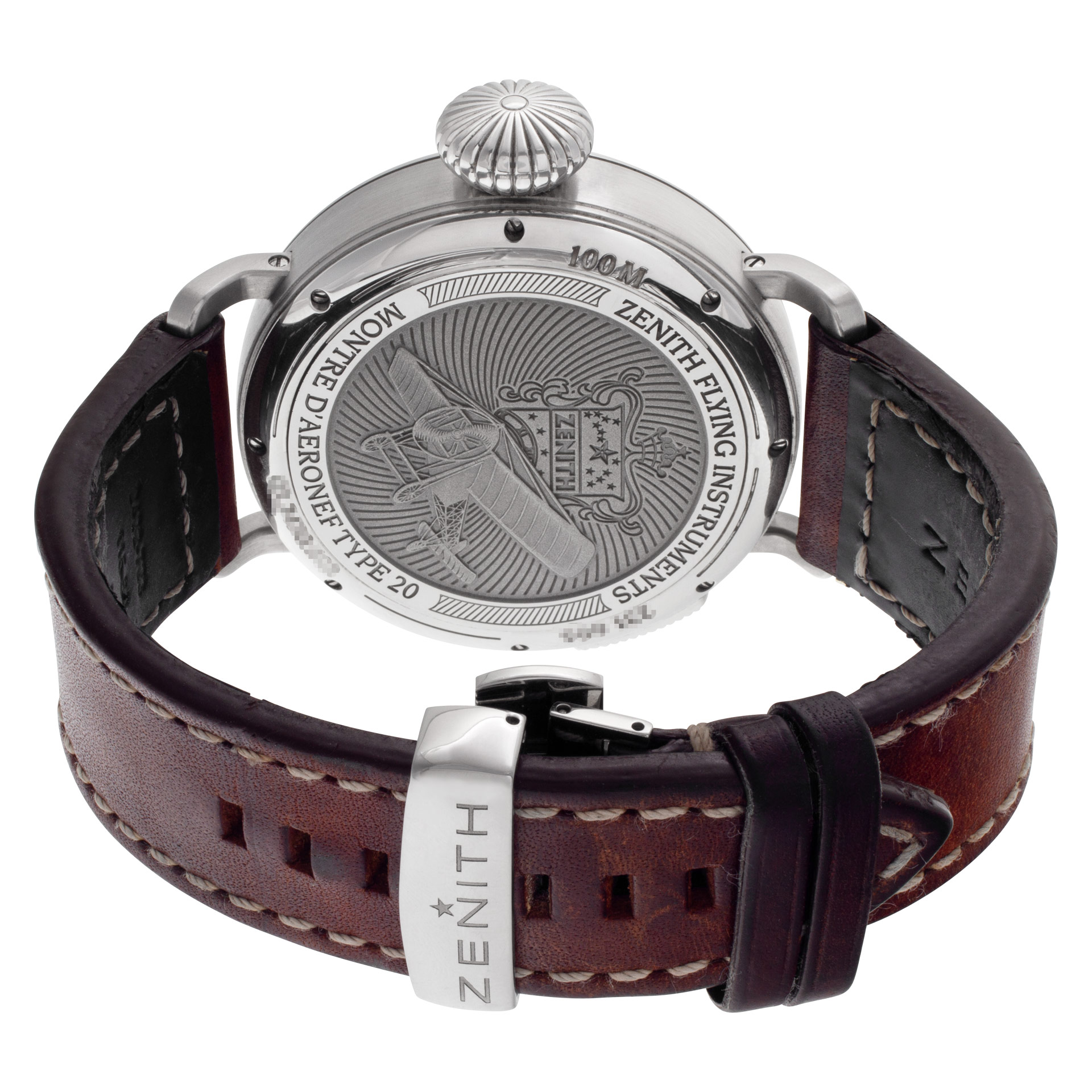 Zenith 03.2430.693 Pilot Montre D Aeronef Automatic Male Stainless Steel 5
