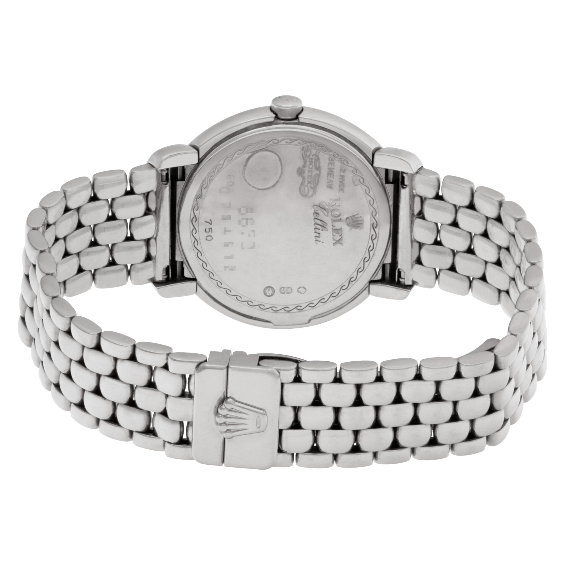 Rolex 6673 Cellini Quartz Female 18k White Gold 5