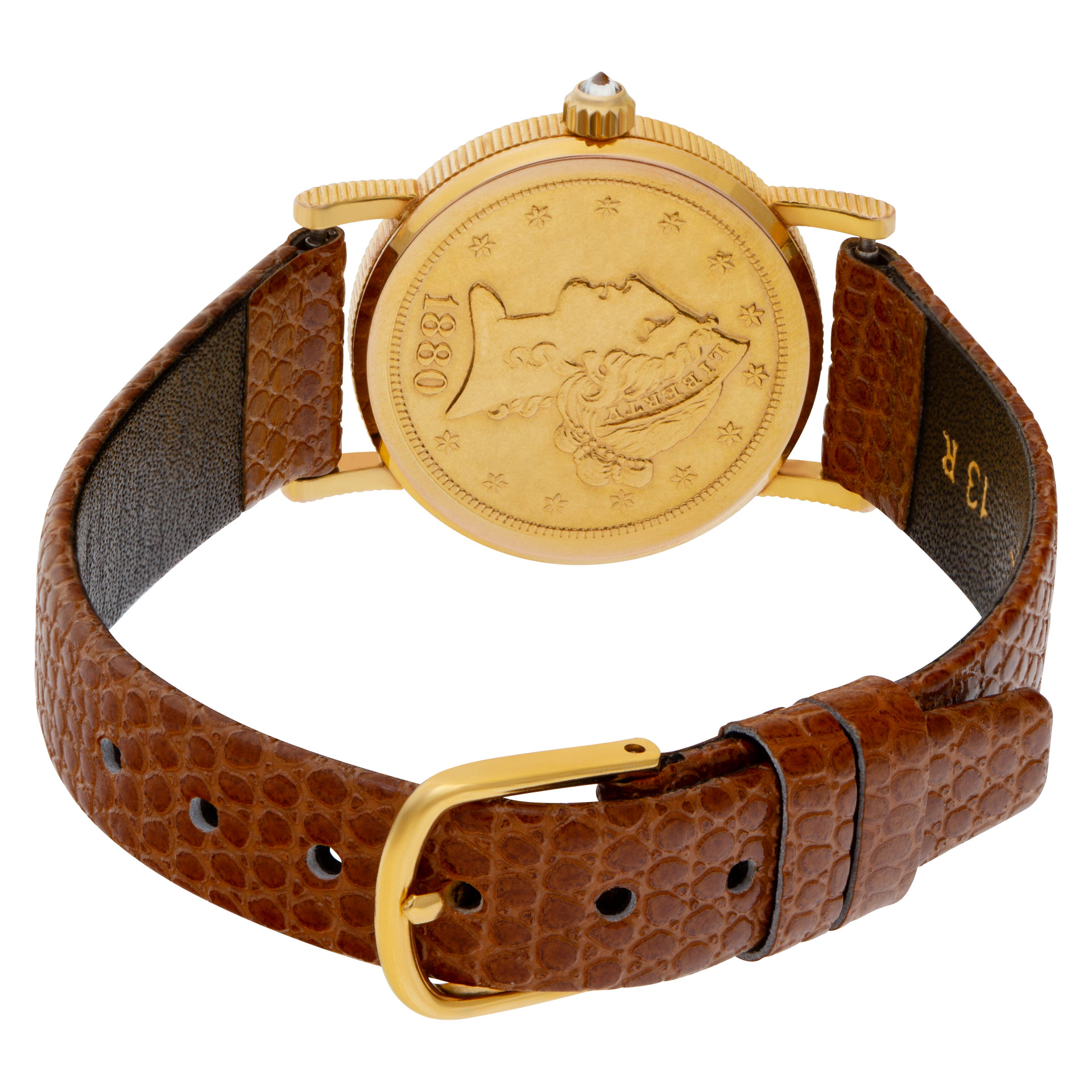 Corum Corum 2918 $5 Coin Quartz Female 18k yellow gold 5