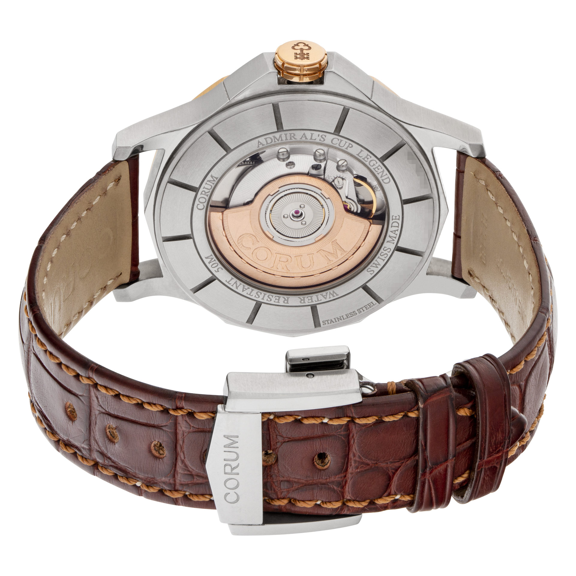 Corum 395.101.24/0F02 AK11 Admirals Cup Automatic Unisex 18k gold & Stainless Steel 5