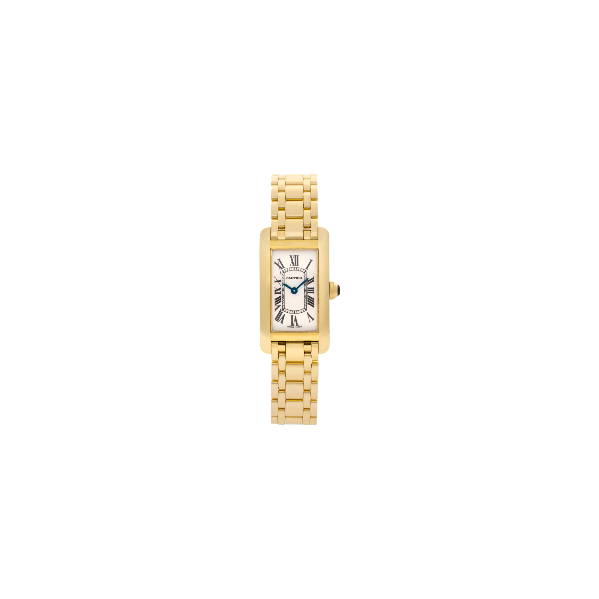 Cartier W26015K2 Tank Americaine Quartz Female 18k yellow gold 5