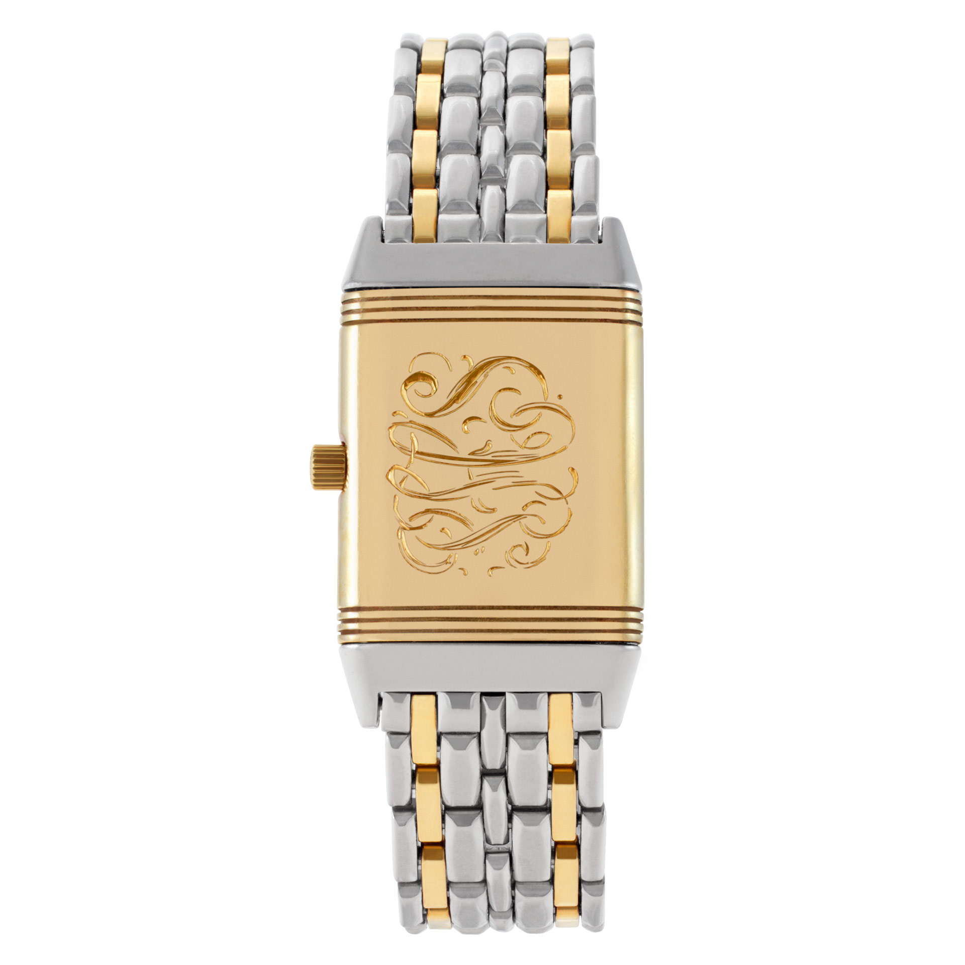 Jaeger LeCoultre 260.5.08 Reverso Quartz Female 18k gold & Stainless Steel 5